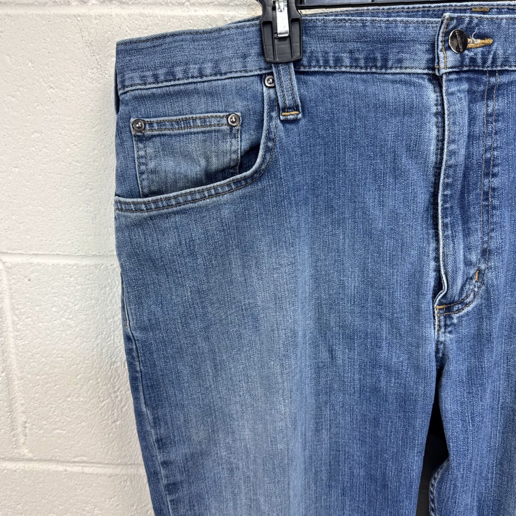 Carhartt Carhartt Jeans Men's 38x30 Blue Denim Relaxed Fit Stretch Workwear 102804-964 Size US 38 / EU 54 - 2 Thumbnail
