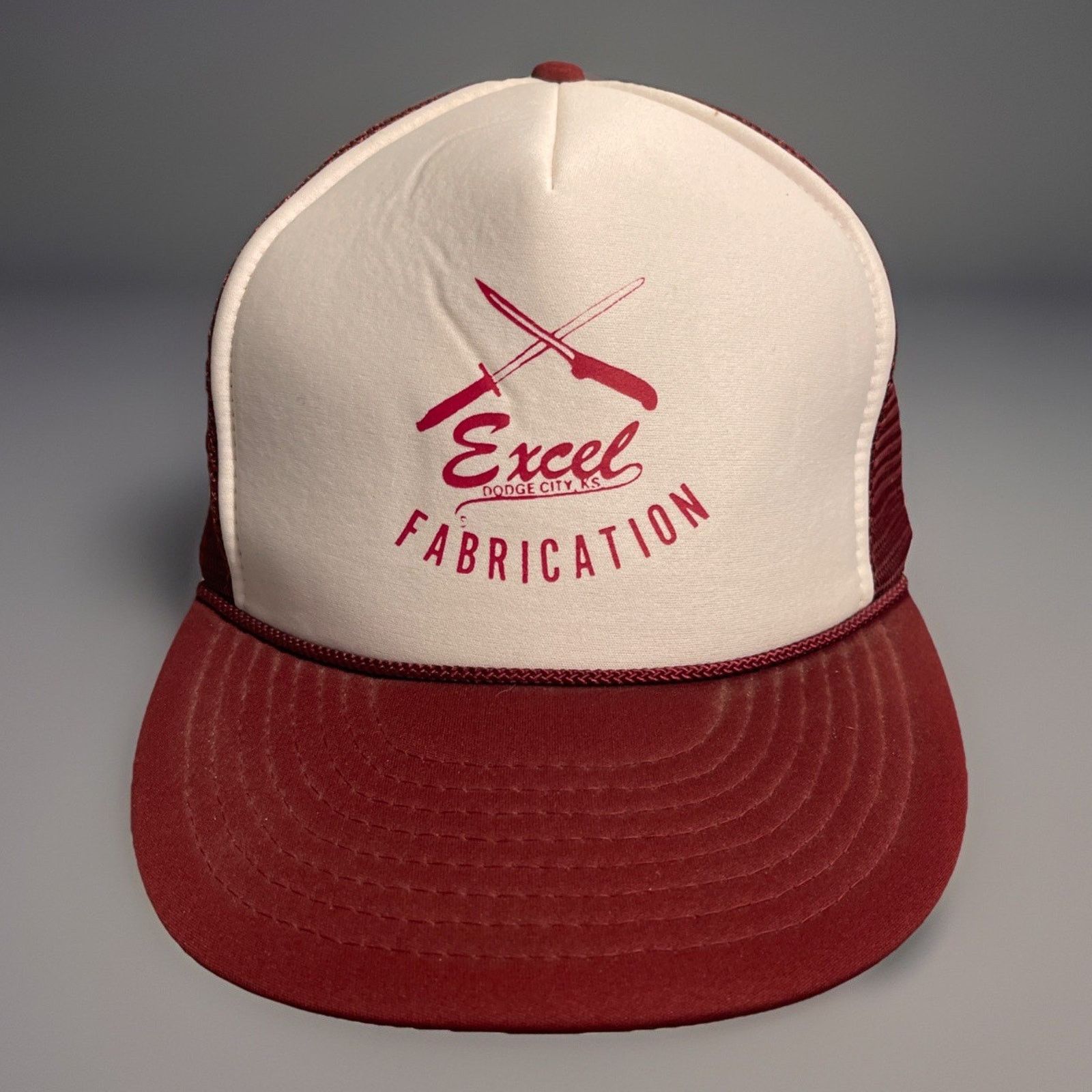 Vintage Excel Fabrication Trucker SnapBack Cap OS Adjustable Nissin Size ONE SIZE - 1 Thumbnail