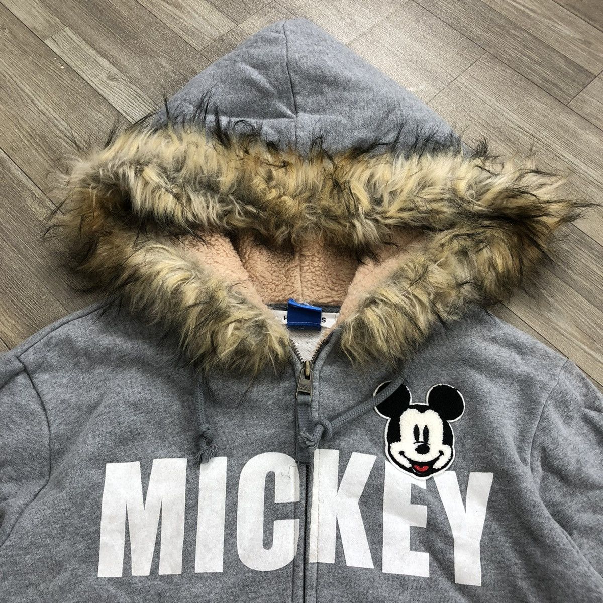 If Six Was Nine 2000s Hole Haus Mickey Disney LGB GOA Sherpa Fur Jacket Y2K Size US M / EU 48-50 / 2 - 4 Thumbnail