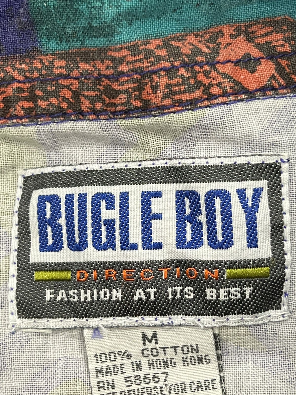 Bugle Boy Vintage 90s Bugle Boy Direction Shirt Size US M / EU 48-50 / 2 - 3 Thumbnail