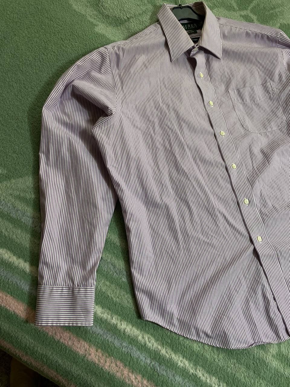 Polo Ralph Lauren × RRL Ralph Lauren × Vintage Polo Ralph Lauren Non Iron Striped Longsleeve Button Shirt Size US XXL / EU 58 / 5 - 5 Thumbnail