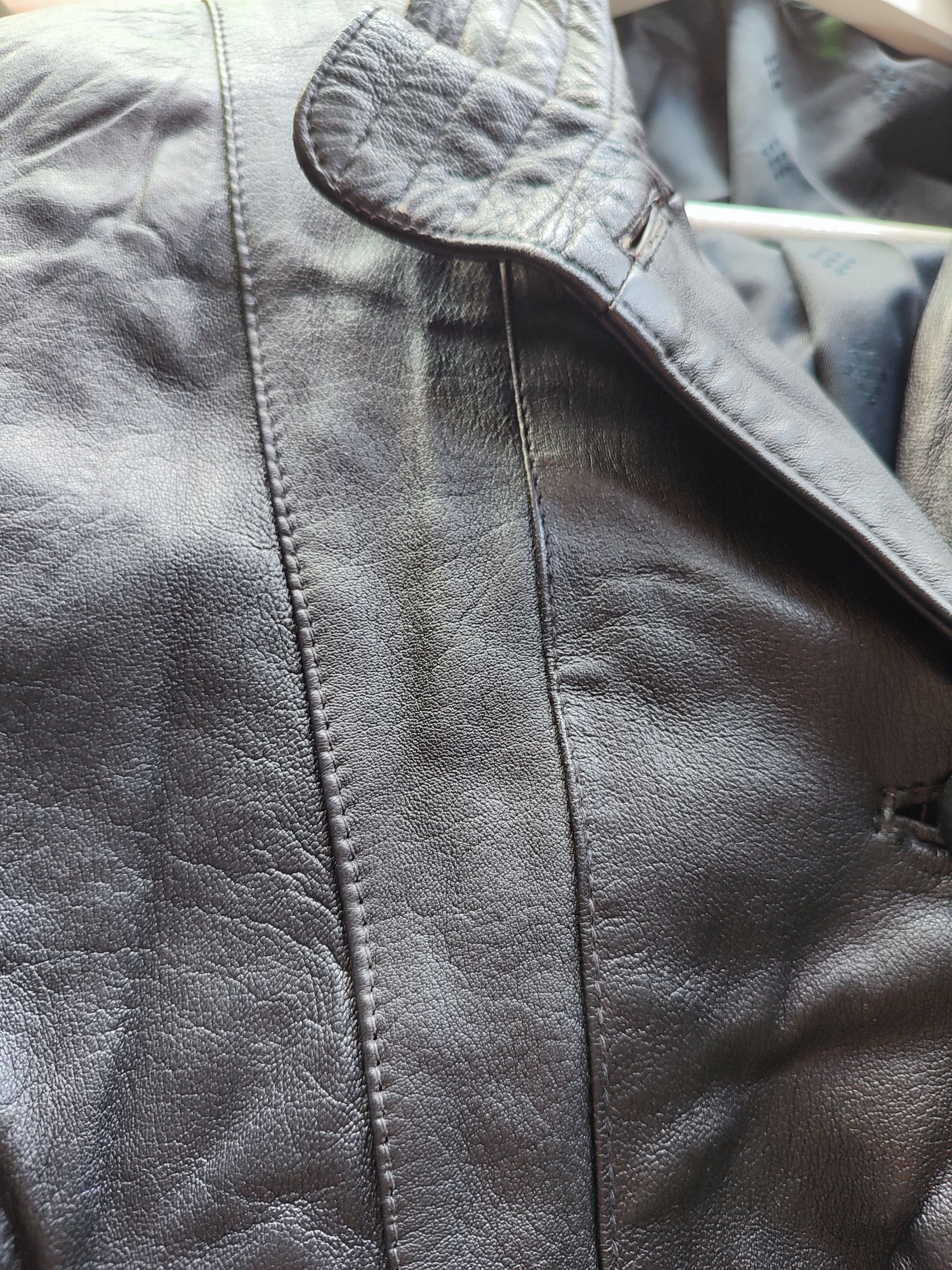 Other Vintage black oversize leather jacket size 40 autumn Size M / US 6-8 / IT 42-44 - 4 Thumbnail