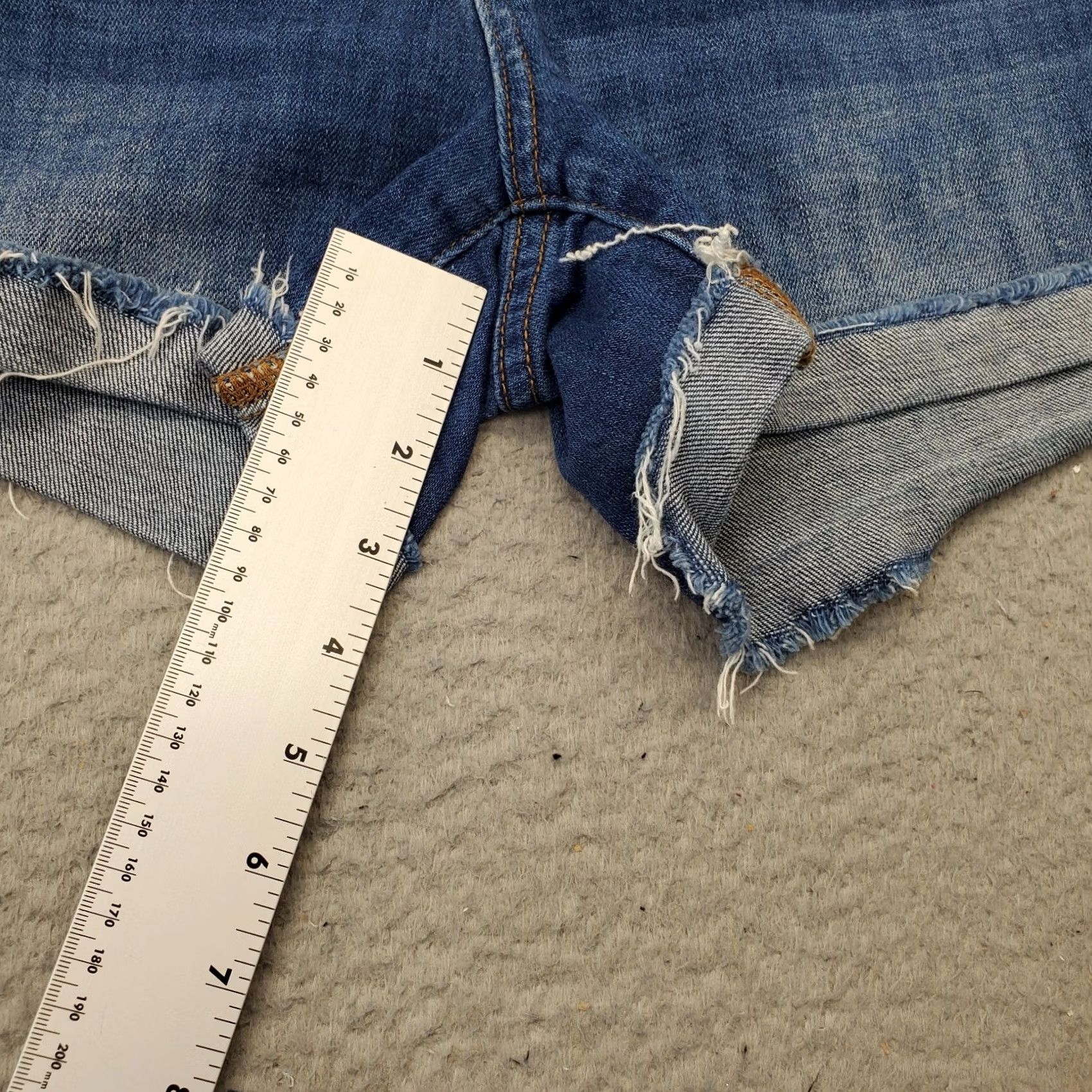 Vintage Joe's Woman Shorts 29 Blue Denim Stretch 5-Pocket Design Outdoor Casual Summer Size 29" - 4 Thumbnail
