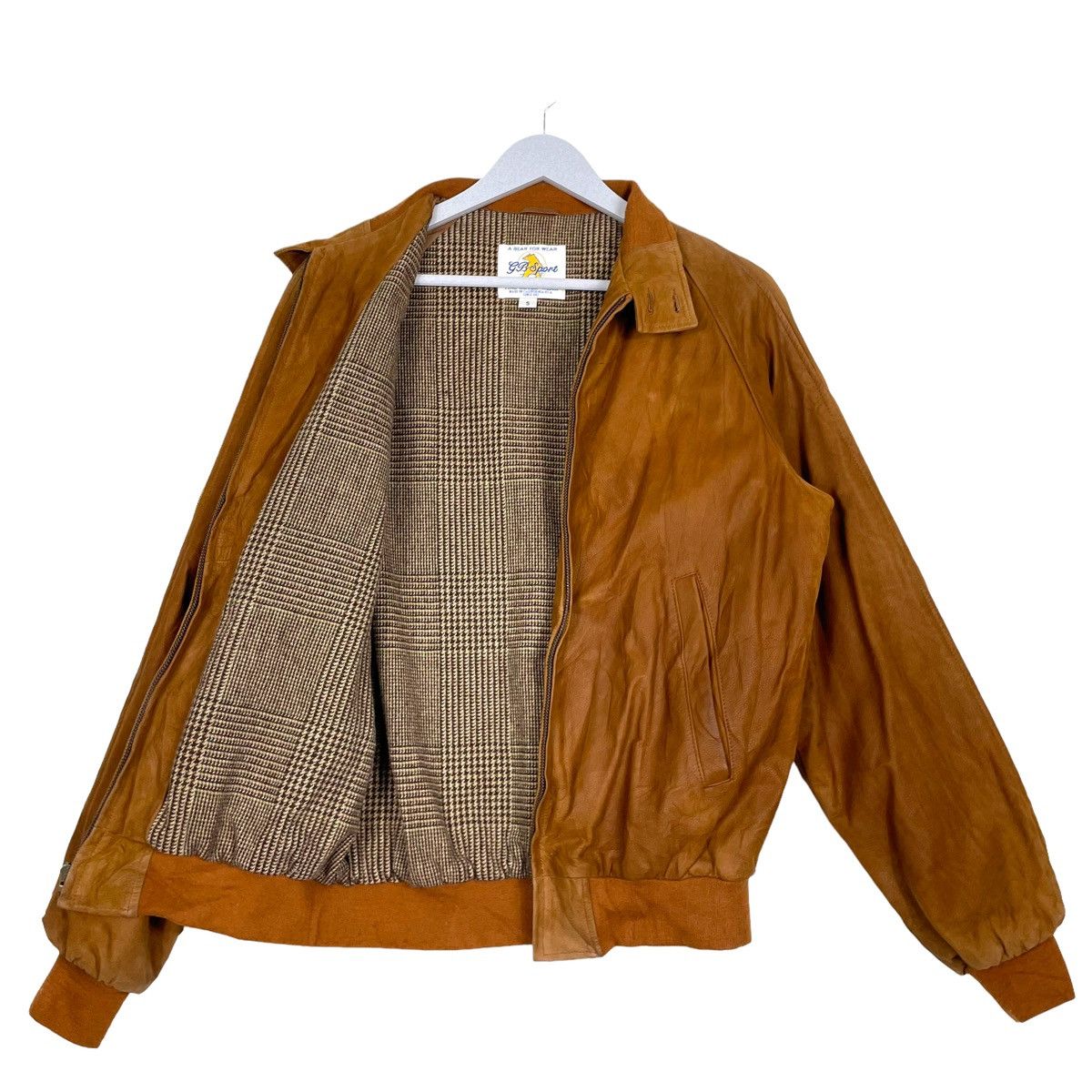 ジャケット・アウター 70s GOLDEN BEAR A2 TYPE LEATHER JKT Vtg Rare 70s Golden Bear Type A2 Bomber Leather Jacket Size