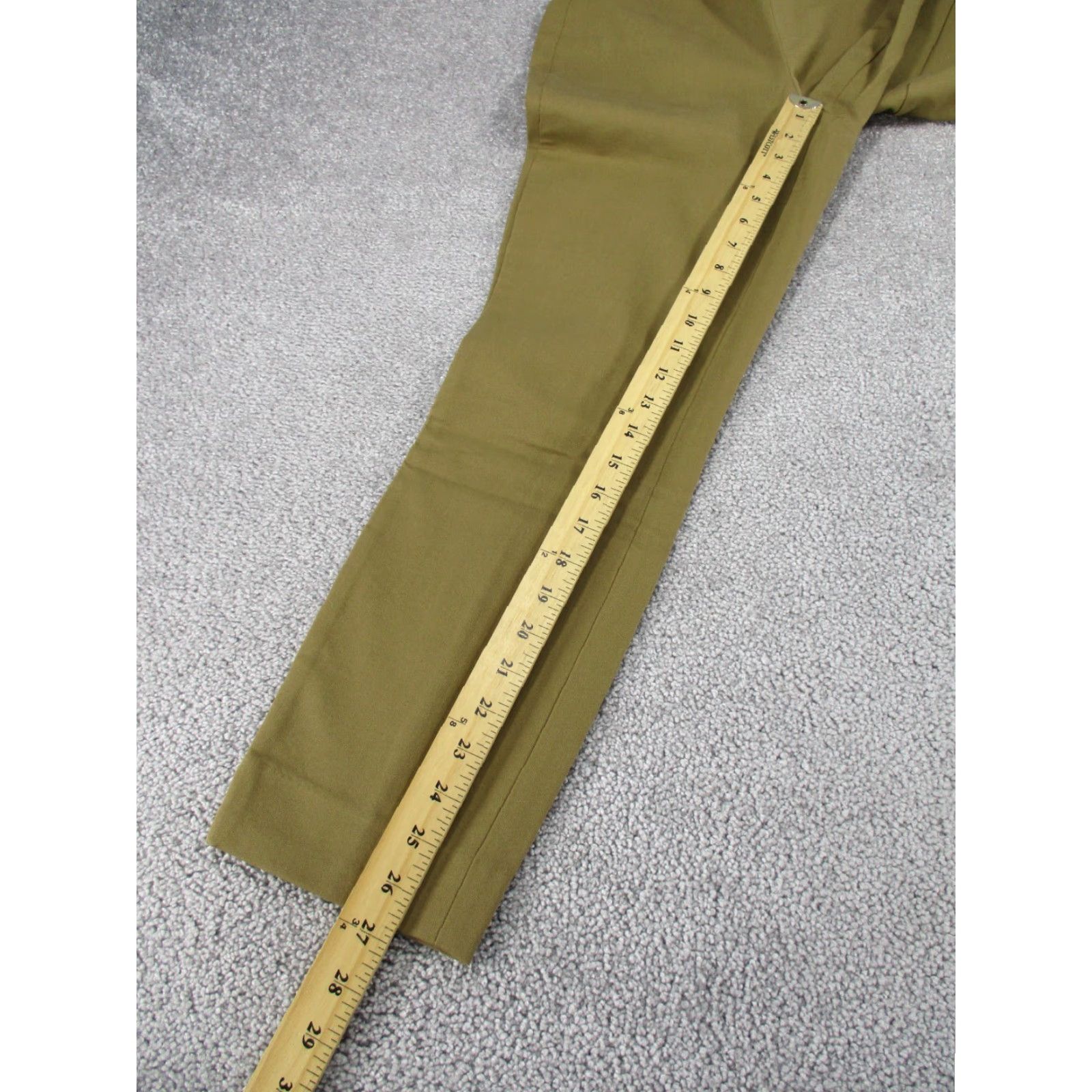 Everlane EVERLANE Pants Womens 4 Brown Slim Fit Side Zip Dress Size 27" / US 4 / IT 40 - 4 Thumbnail