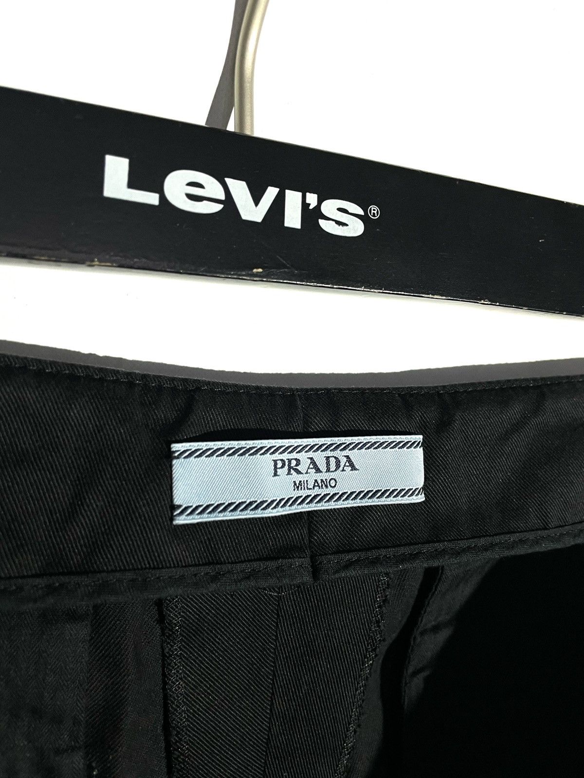 Prada Prada Men Classic Straight Cropped Trousers Size 46 Italy Size US 31 - 6 Thumbnail
