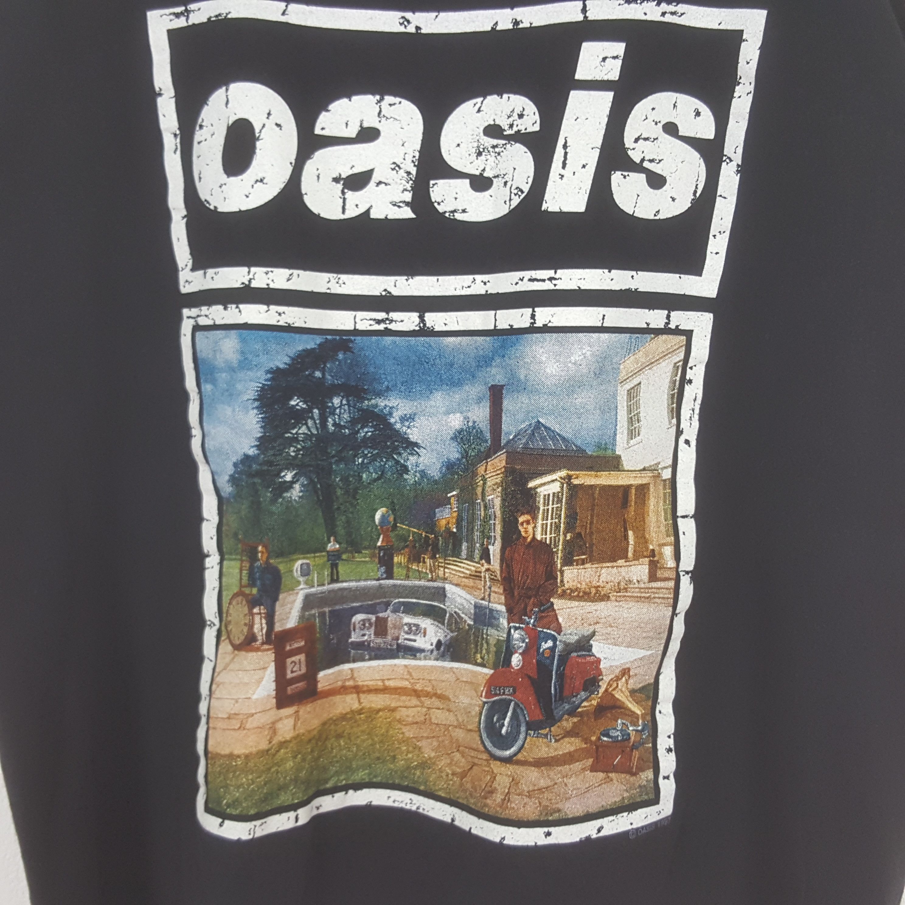 Band Tees Vintage Oasis British Rock Band Tshirt C319N9 Size US XL / EU 56 / 4 - 2 Thumbnail