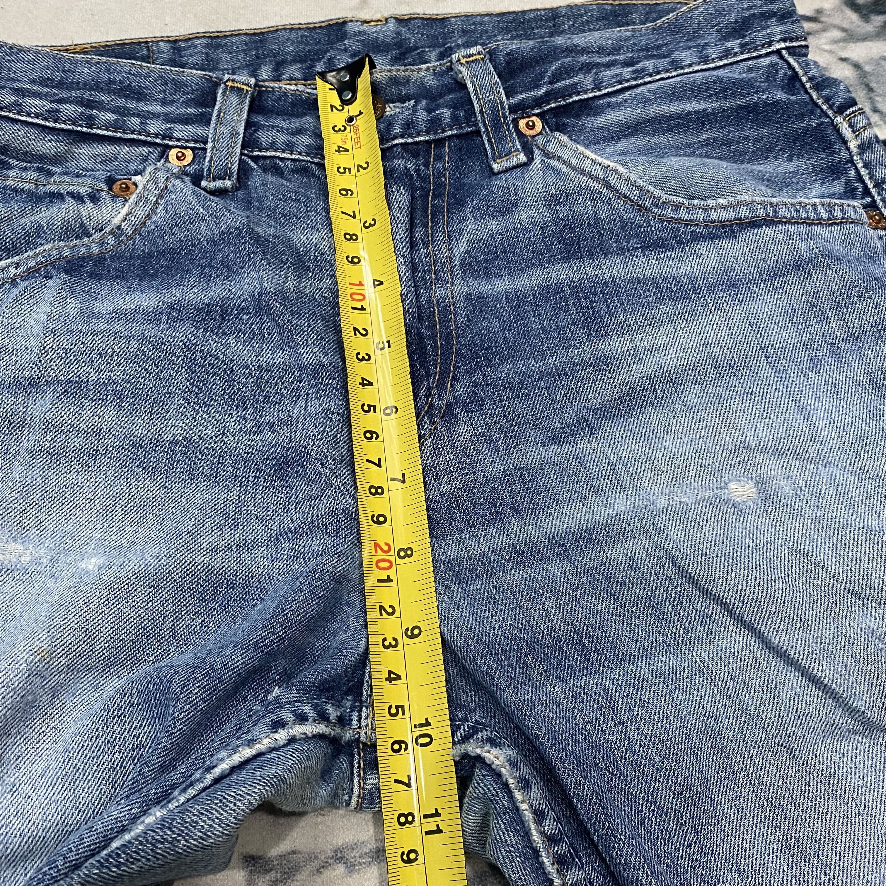 Levi's 🔥 Vintage Levis 507 Distress Aging Bootcut Denim Size US 29 - 21 Thumbnail