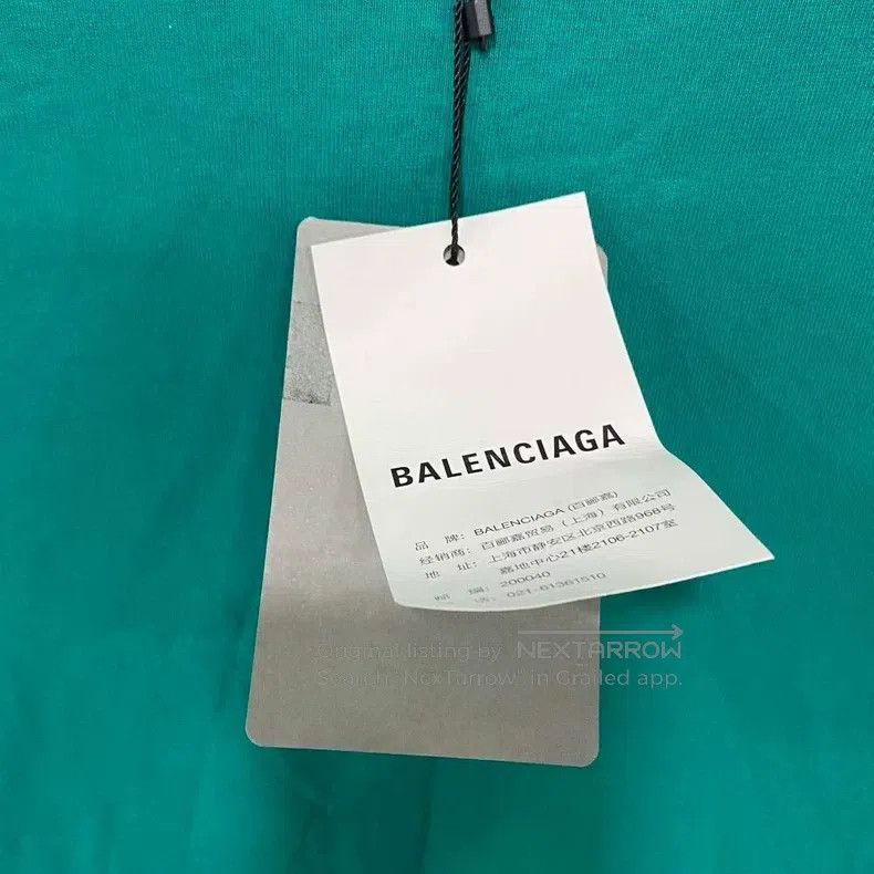 Balenciaga Balenciaga Lake Green Embroidered Valentine's Day Logo Sho Size US S / EU 44-46 / 1 - 6 Thumbnail
