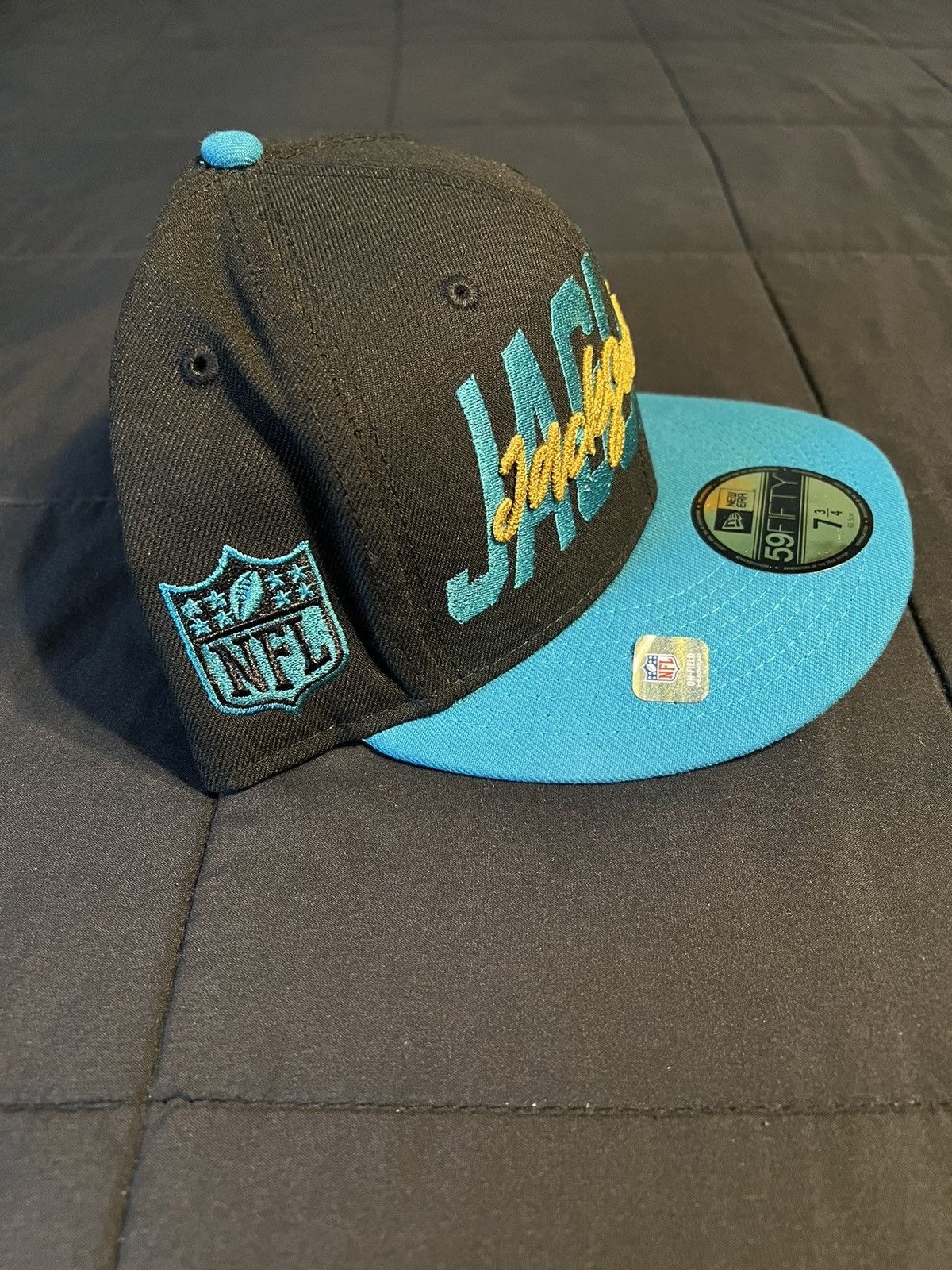 MyFitteds × NFL × New Era Jacksonville Jaguars 2022 NFL Draft Fitted Hat Size ONE SIZE - 2 Thumbnail