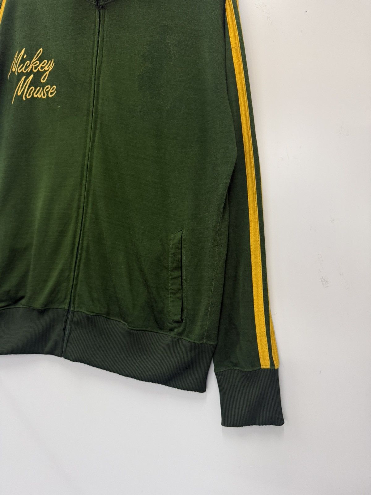 Disney 🔥 Vintage Mickey Mouse Disney Park Track Top - L Size US L / EU 52-54 / 3 - 2 Thumbnail