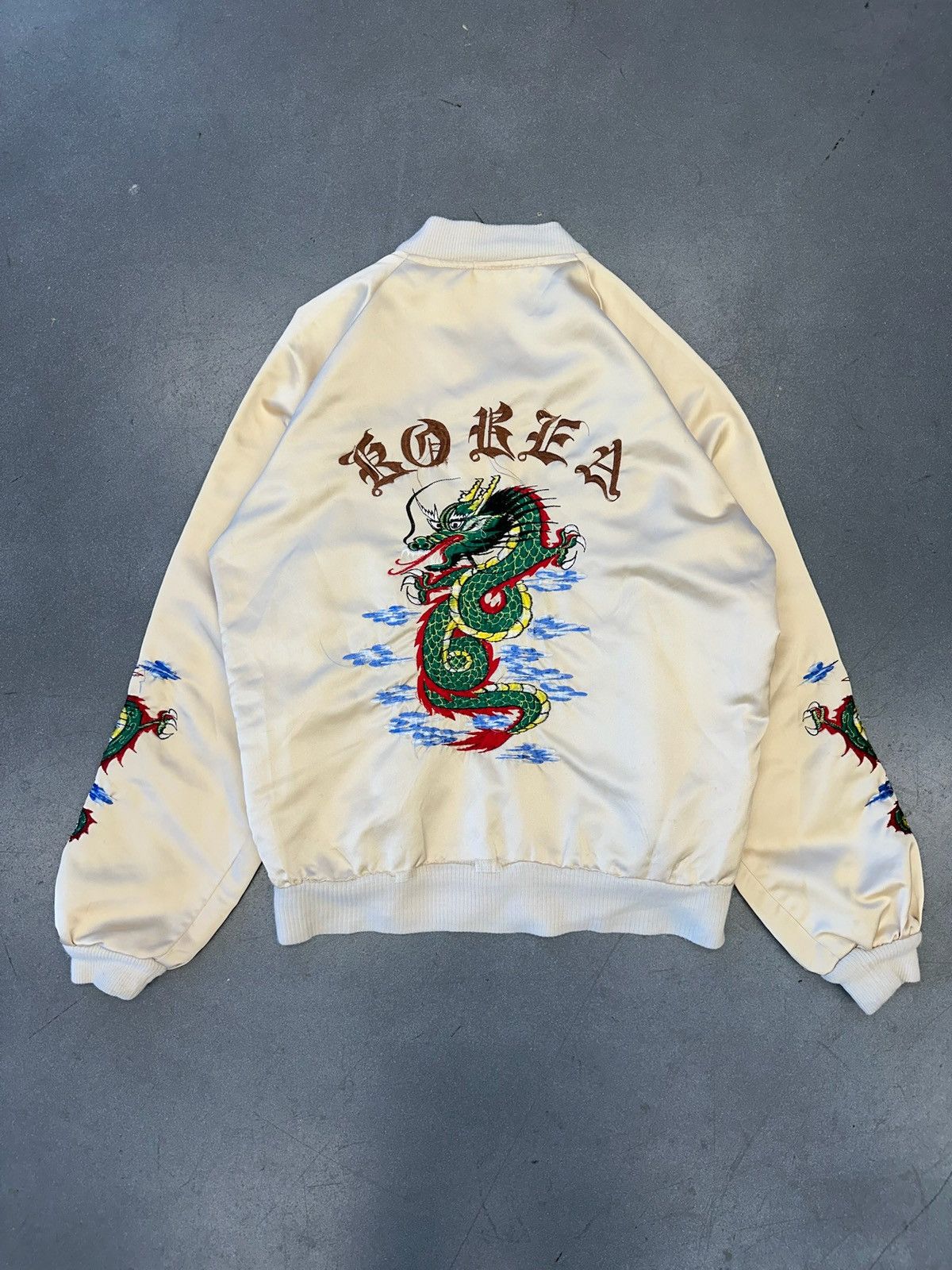 80’s Vintage Korea Souvenir Sukajan Bomber Jacket
