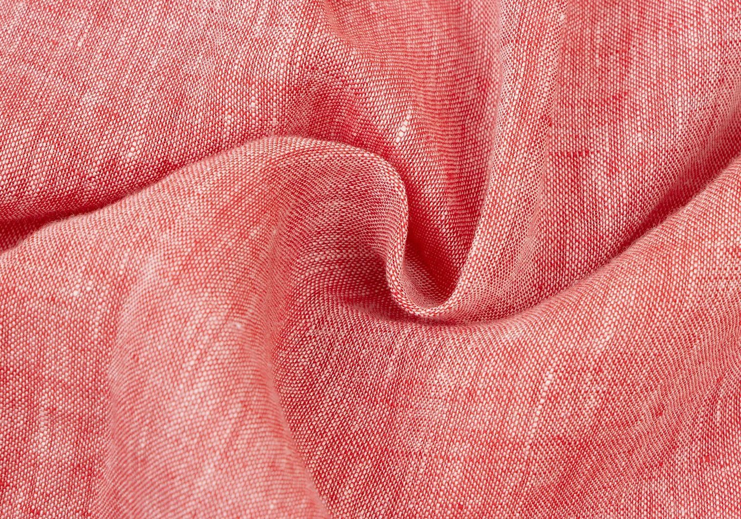 Issey Miyake Linen Collarless Short Sleeve Shirt in Red and White Size US S / EU 44-46 / 1 - 12 Thumbnail