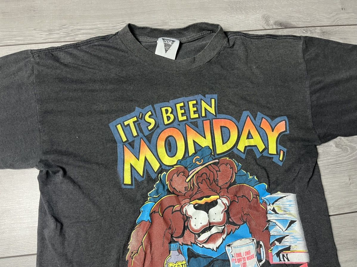 Band Tees Vintage Saturday’s Hero T Shirt Mondays Since Stitch Size US L / EU 52-54 / 3 - 3 Thumbnail