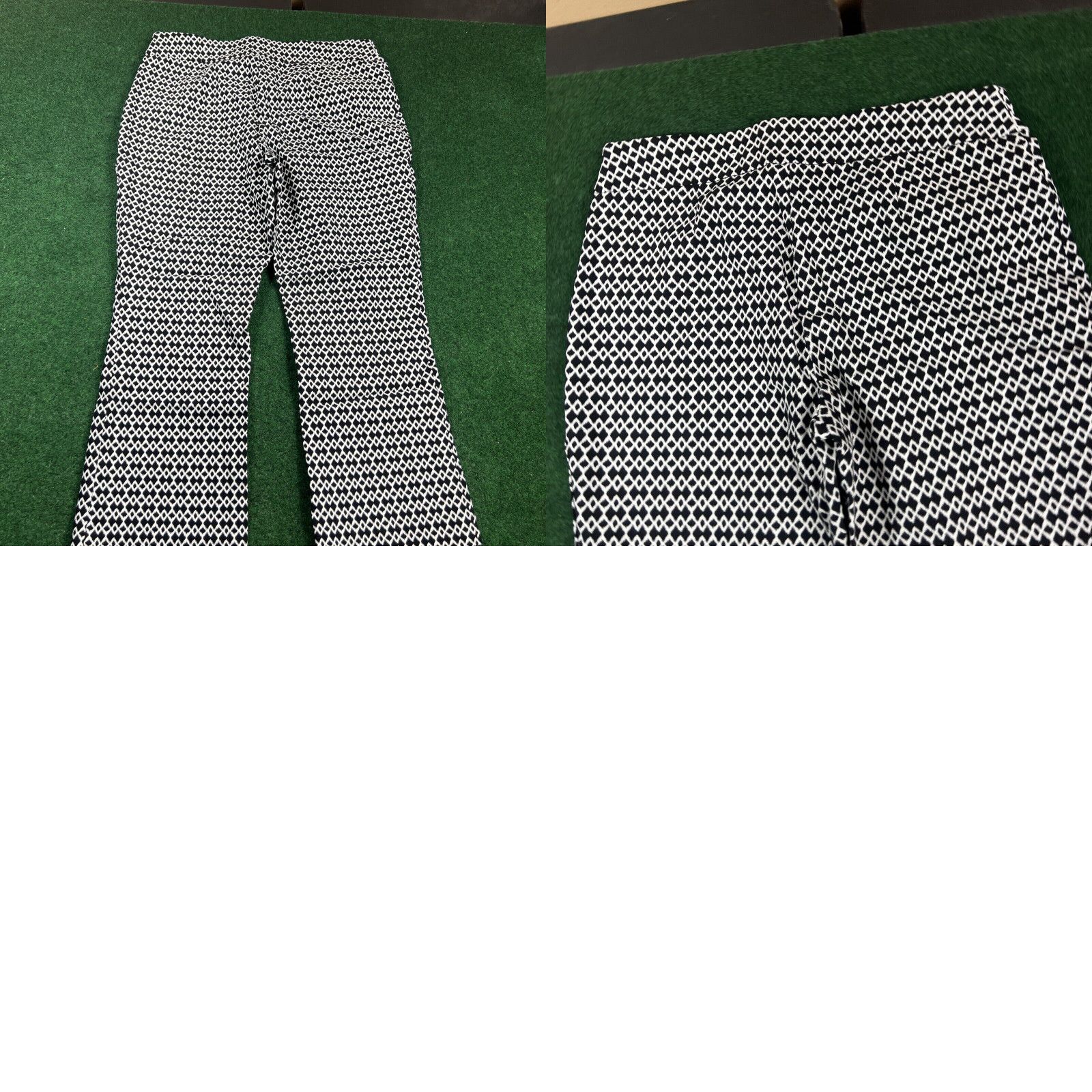 Vintage Cato Est 1946 Contemporary Ankle Pants Womens Size 14 White Black 32x25 Size 36" / US 14 / IT 50 - 8 Thumbnail