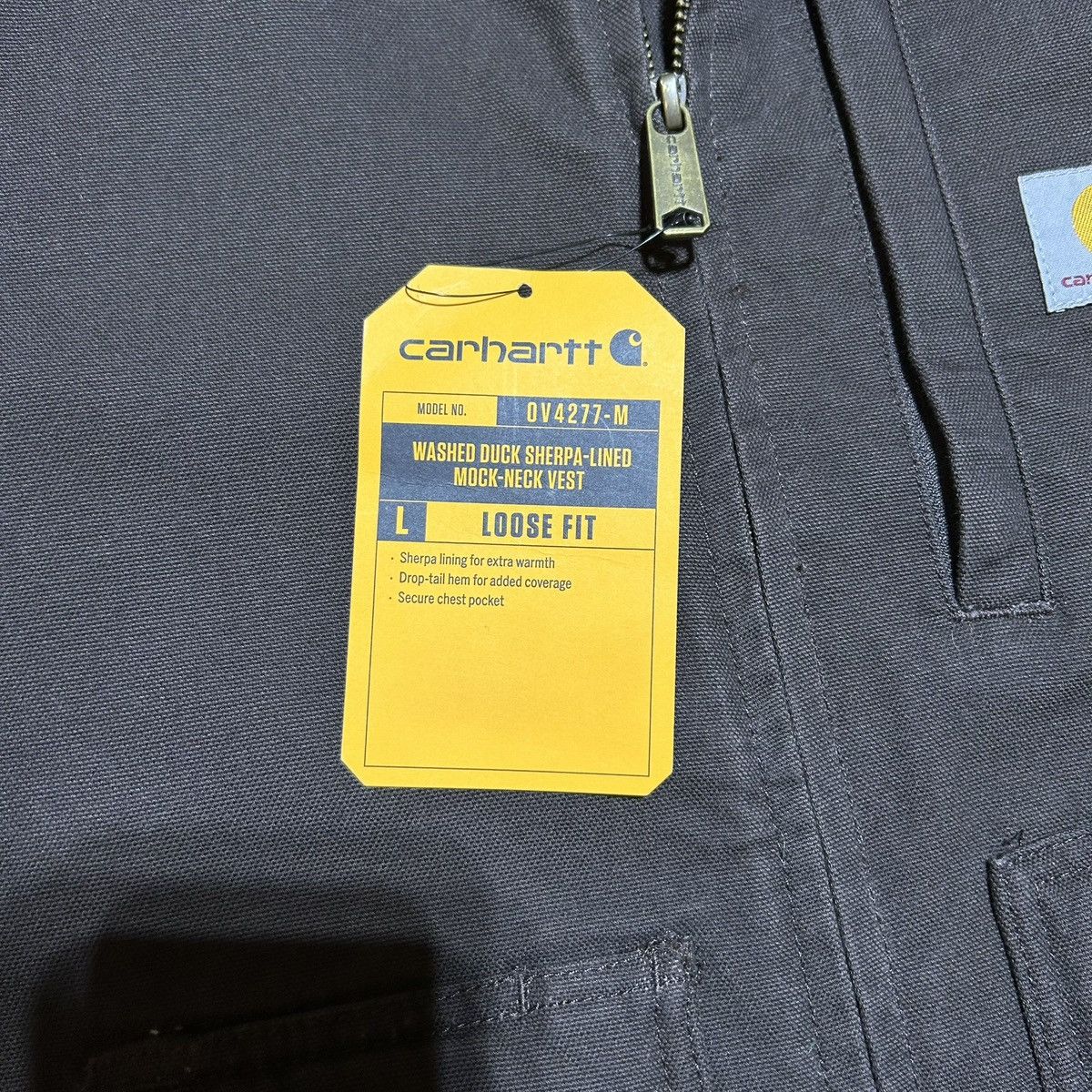 Carhartt Carhartt Sherpa Lined Vest Duck Brown Utility Mens Large NEW Size US L / EU 52-54 / 3 - 2 Thumbnail