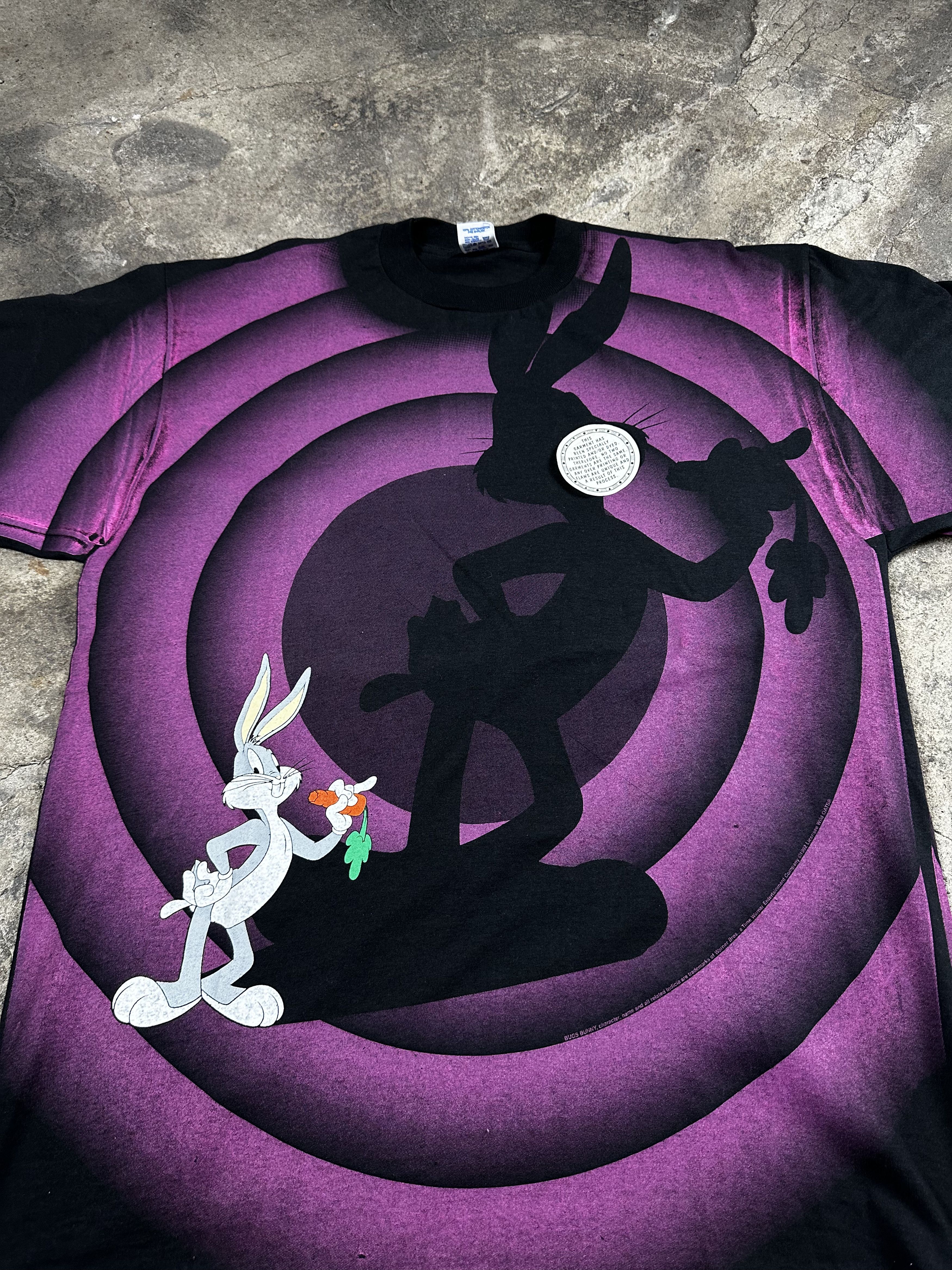 Vintage 1992 Deadstock Buggs Bunny Looney Tunes T-shirt 90s Size US XL / EU 56 / 4 - 2 Thumbnail