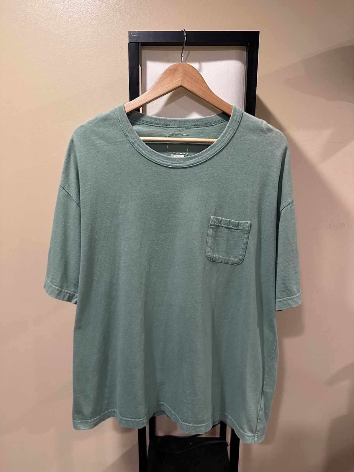 Japanese Brand Visvim Jumpo Amplus Green Pocket Short Sleeve T-Shirt Size US XXL / EU 58 / 5 - 1 Thumbnail