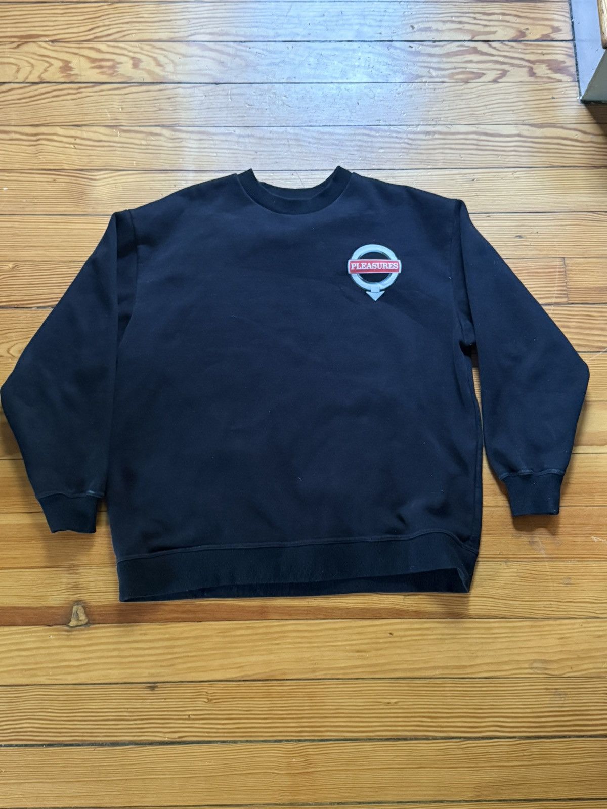 Pleasures Pleasures Black Crewneck Size US M / EU 48-50 / 2 - 1 Thumbnail
