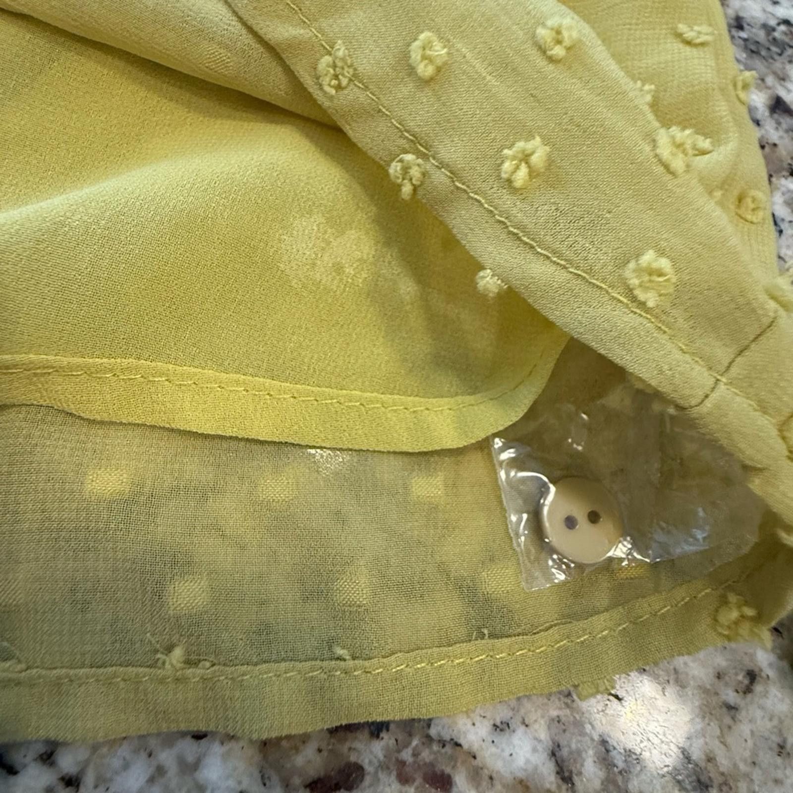 Other Wishlist Apparel mustard yellow Swiss dot sleeveless top M Size M / US 6-8 / IT 42-44 - 6 Thumbnail