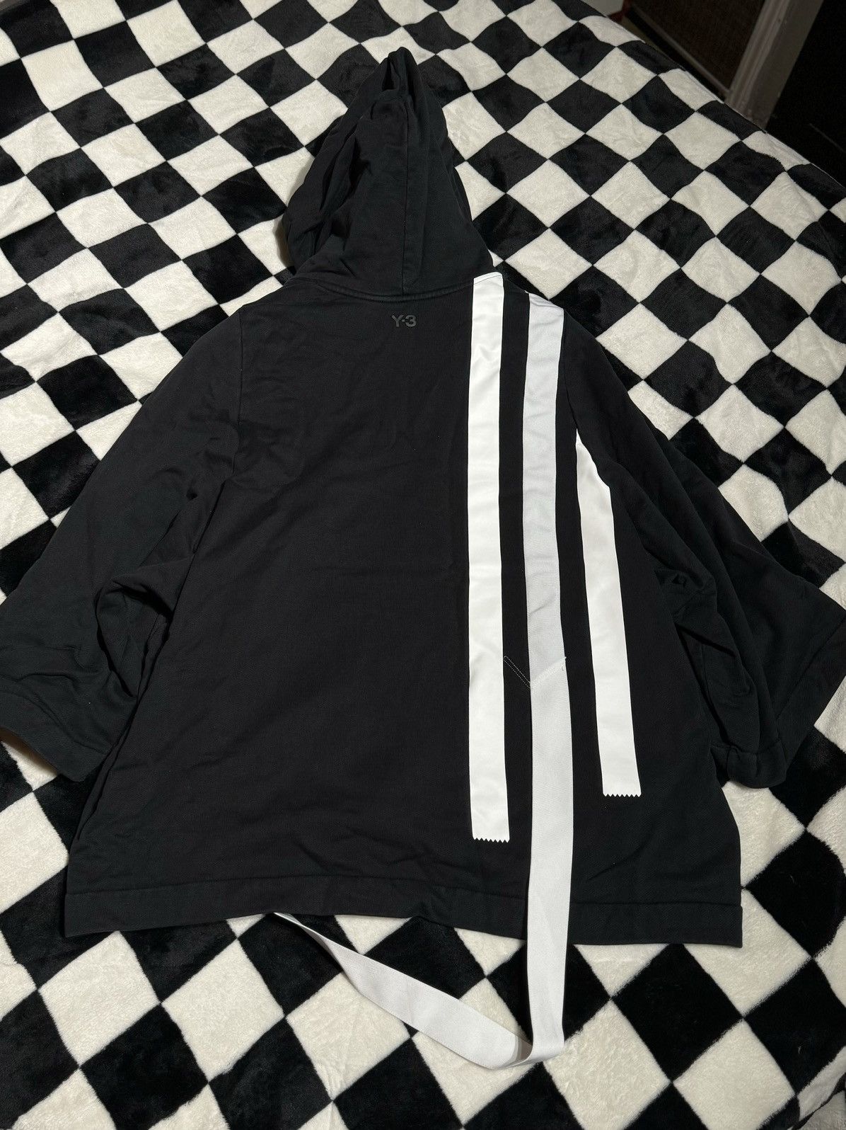OVERSIZED 3 QUARTER HOODIE 3 STRIPES ADIDAS SWEATSHIRT