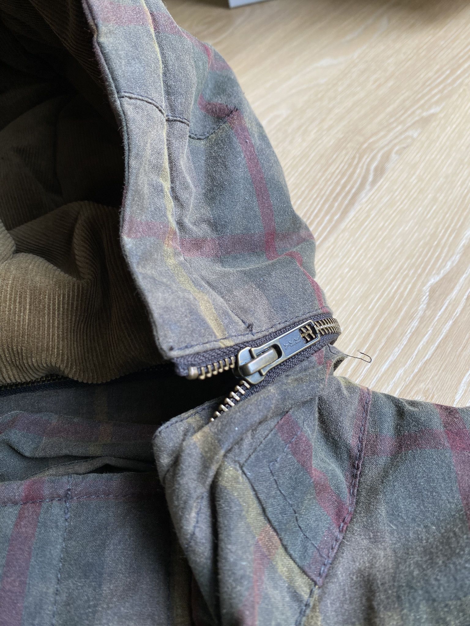 NN07 Waxed Check Coat - British Millerain Fabric Size US XL / EU 56 / 4 - 11 Thumbnail