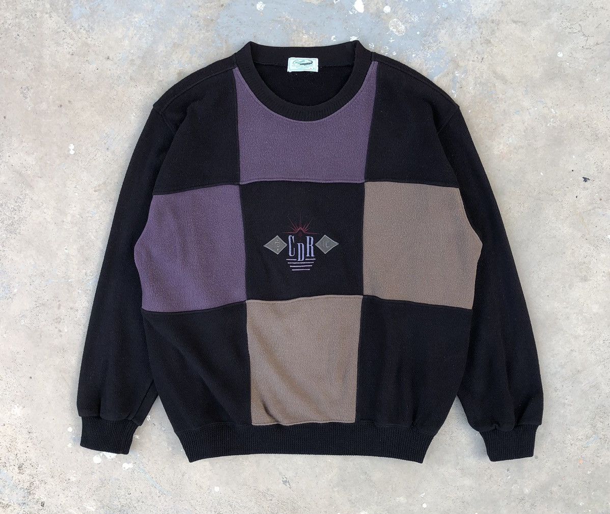 Japanese Brand Vintage Crocodile Colour Block Embroidery Logo Sweatshirts Size US XL / EU 56 / 4 - 1 Thumbnail