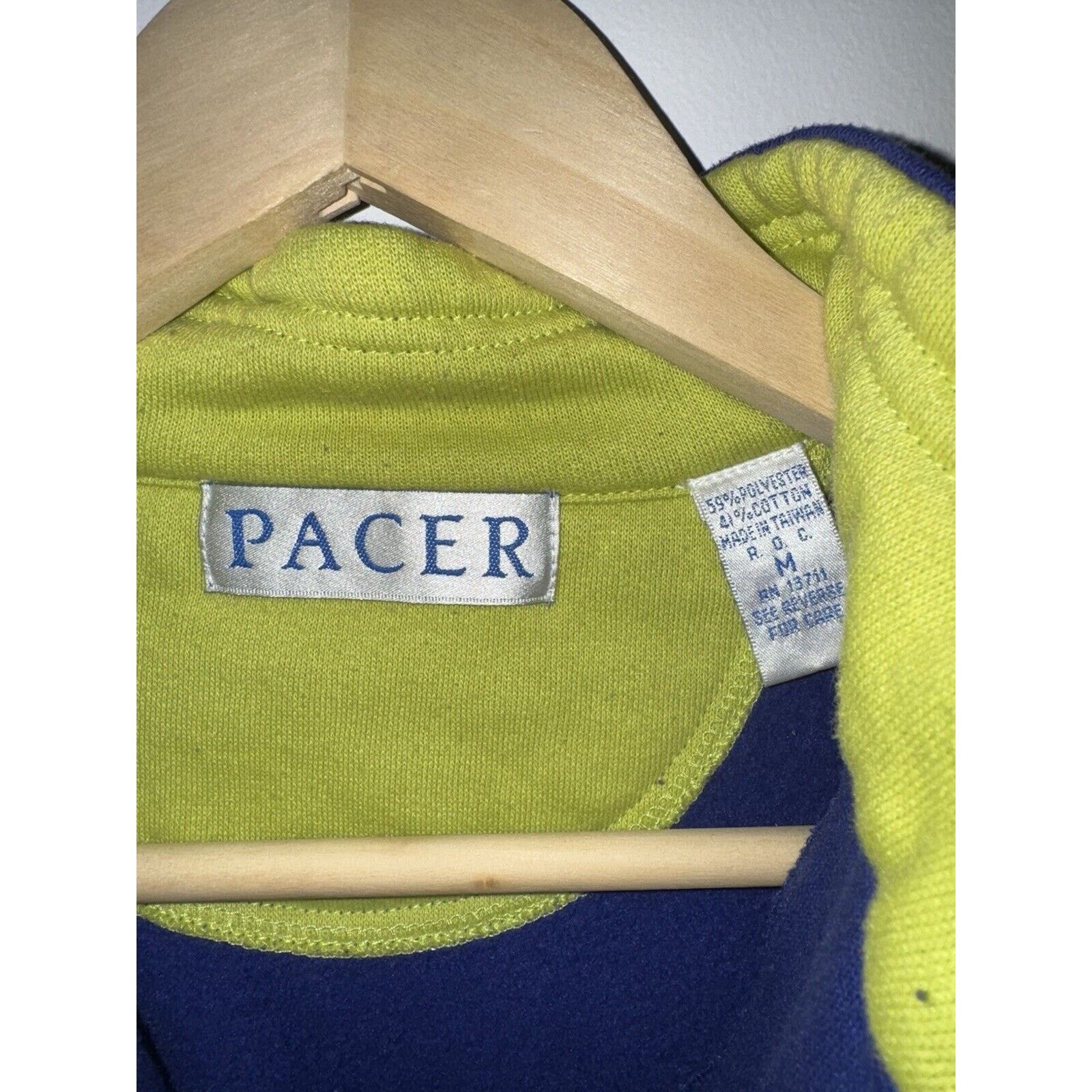 Carhartt × Patagonia × The North Face Vintage Pacer Quarter Zip Sweater 22x21 M Blue Cropped Fit Size US M / EU 48-50 / 2 - 4 Thumbnail