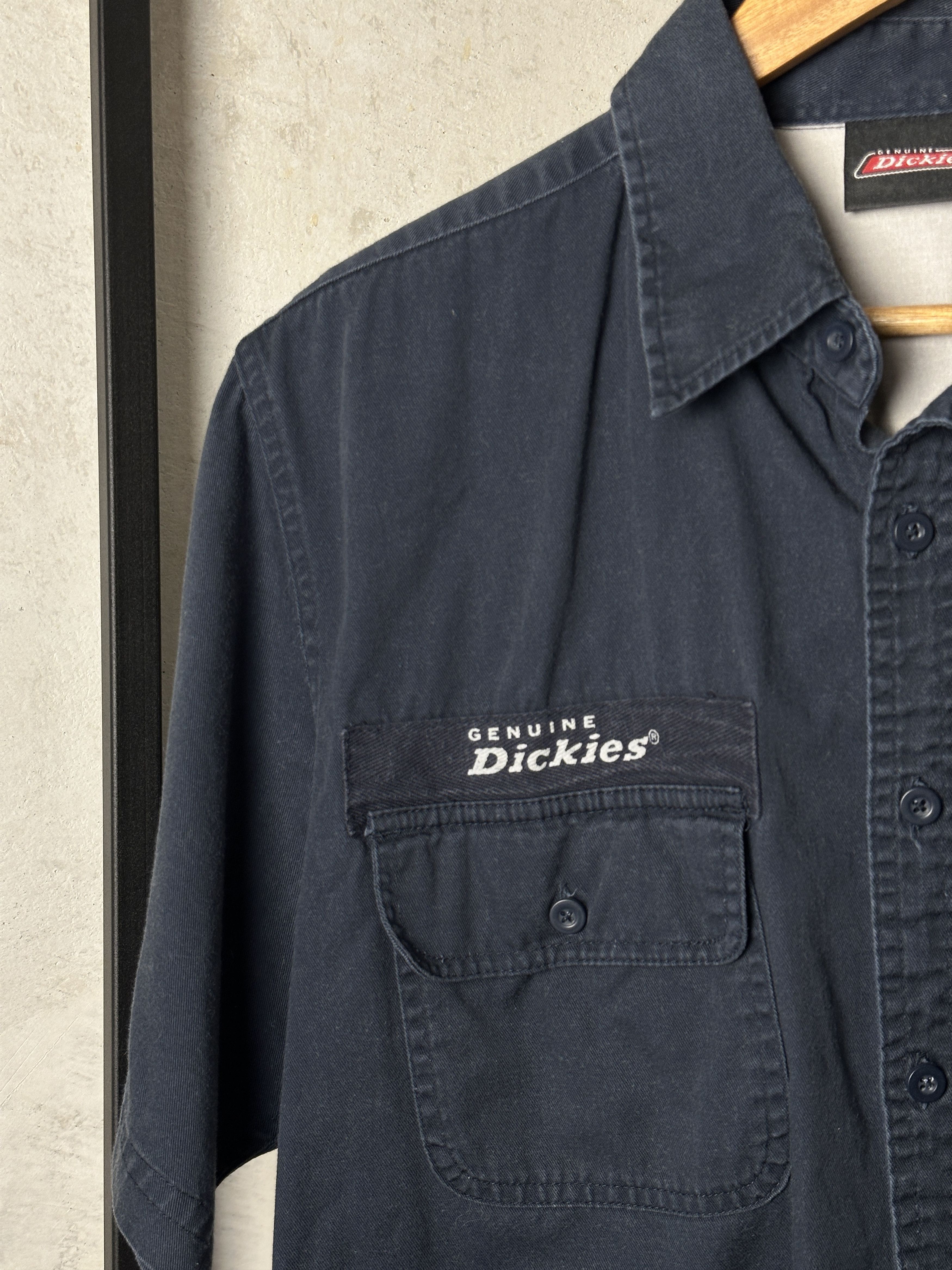 Dickies Dark Blue Dickies Buttons Up Shirt Size US XL / EU 56 / 4 - 2 Thumbnail