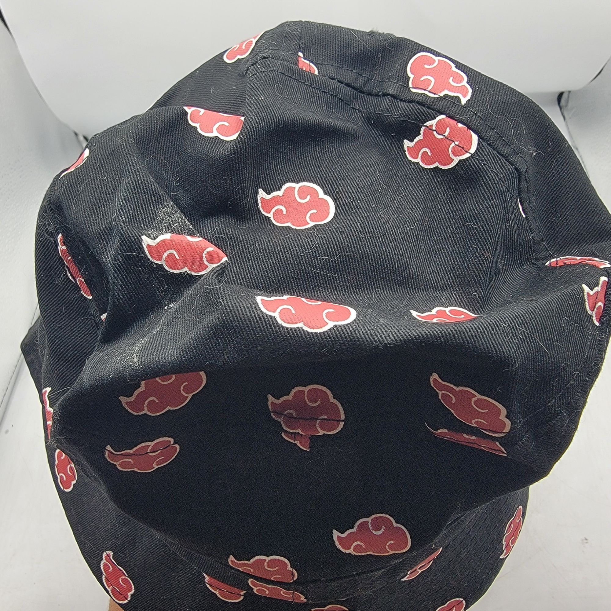 Hypland Hypland Naruto Akatsuki Large Bucket Hat Black Red Anime Nin Size ONE SIZE - 7 Thumbnail