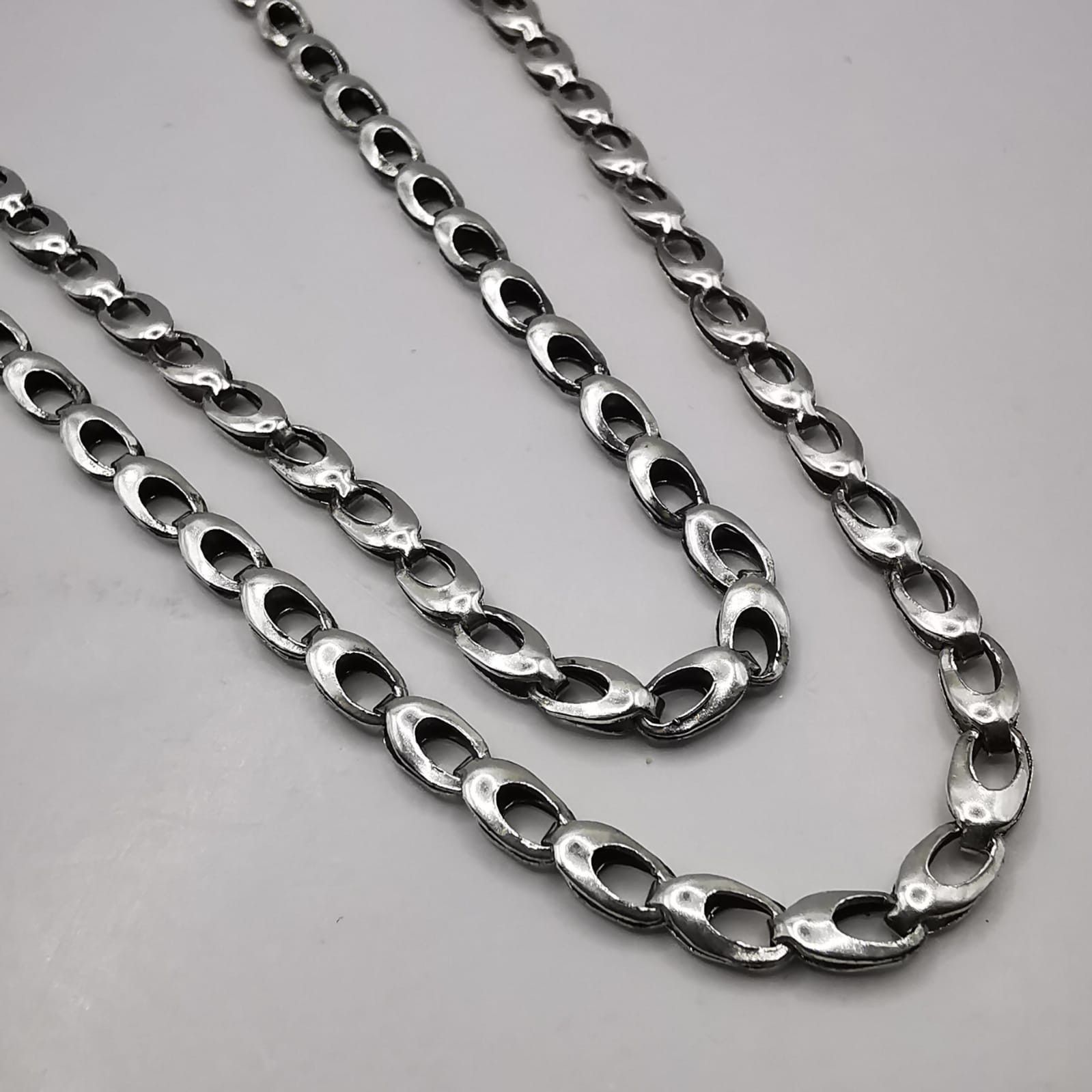 Sterling Silver Vintage Jewelry Chain,925 Sterling Silver,Signed 7,45g Size ONE SIZE - 5 Thumbnail
