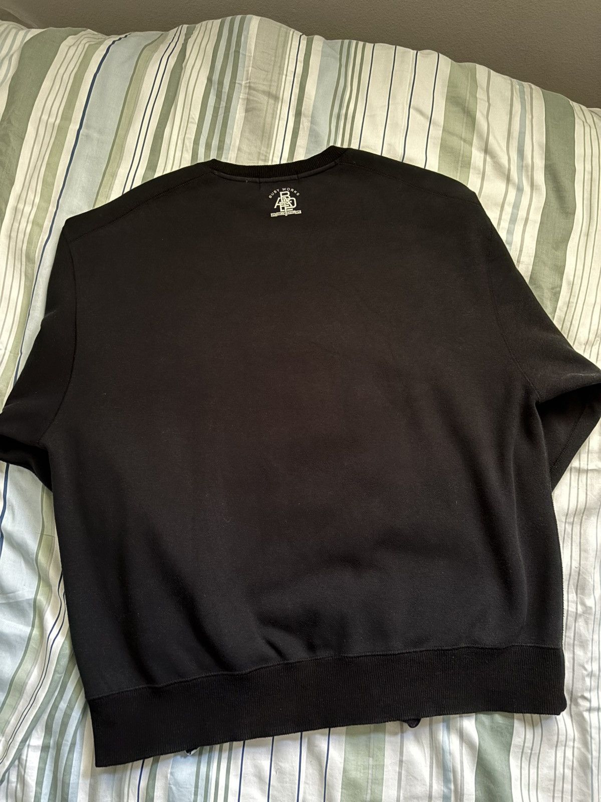 Bape Bape NYC Logo Black Crewneck Size US L / EU 52-54 / 3 - 4 Thumbnail