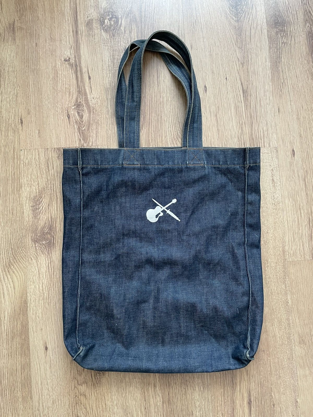 A.P.C. Japanese Brand A.P.C denim tote bag with print vintage Grailed
