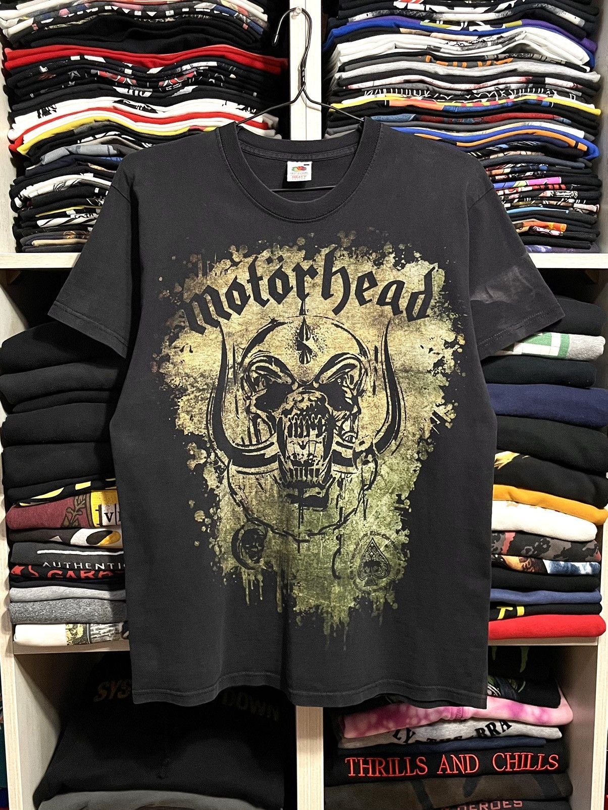 Band Tees Vintage Y2K Motorhead England Rock Metal Band T-Shirt Faded Size US L / EU 52-54 / 3 - 9 Thumbnail