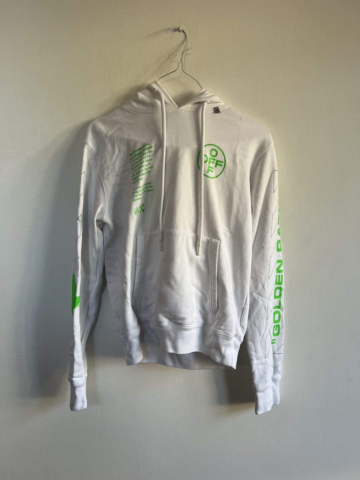 Off-White Off white golden ratio hoodie Size US S / EU 44-46 / 1 - 2 Thumbnail