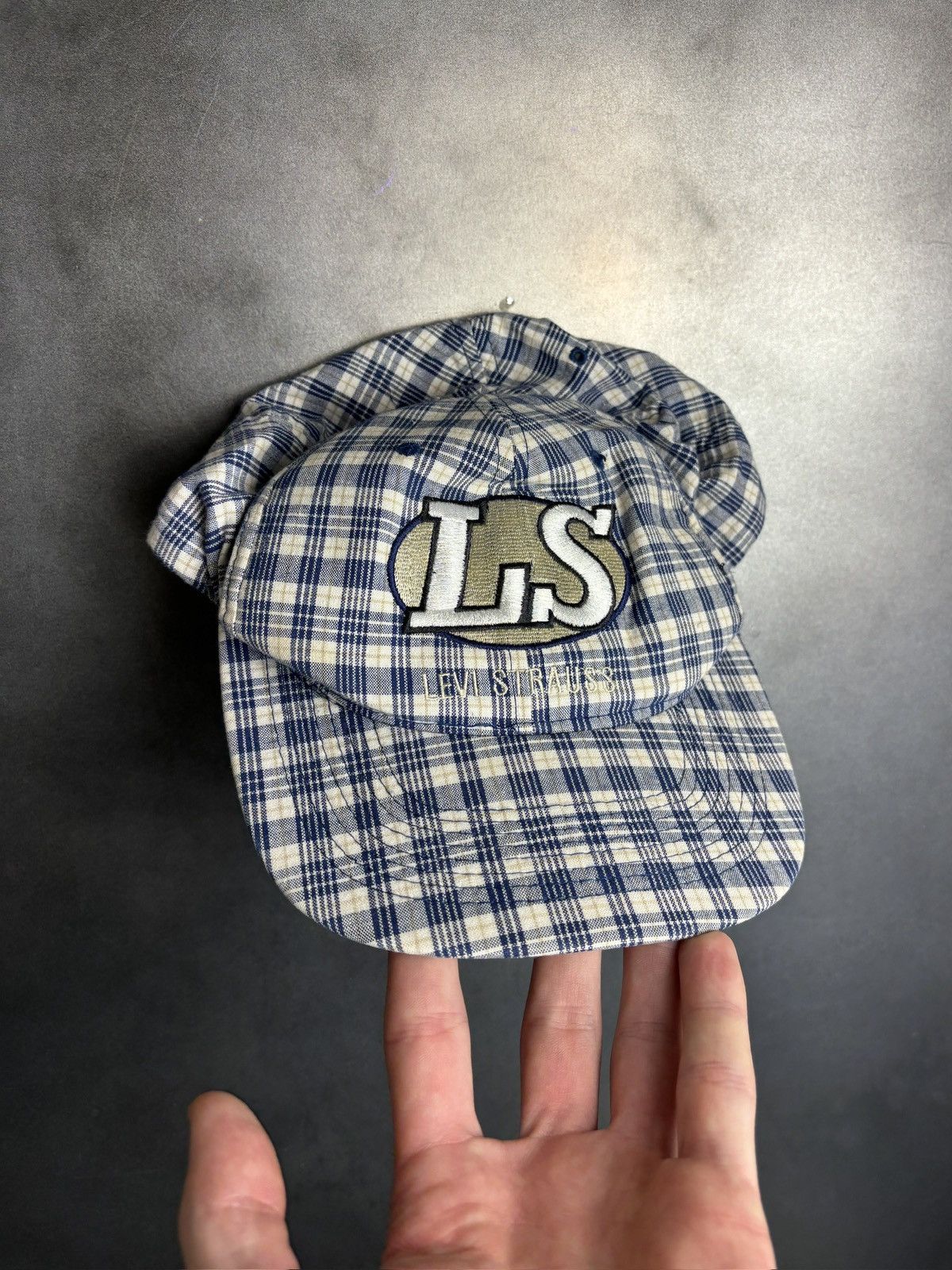 Levi's 1990s Levi's Cap 90s Vintage Plaid Baseball Hat Snapback Size ONE SIZE - 17 Thumbnail
