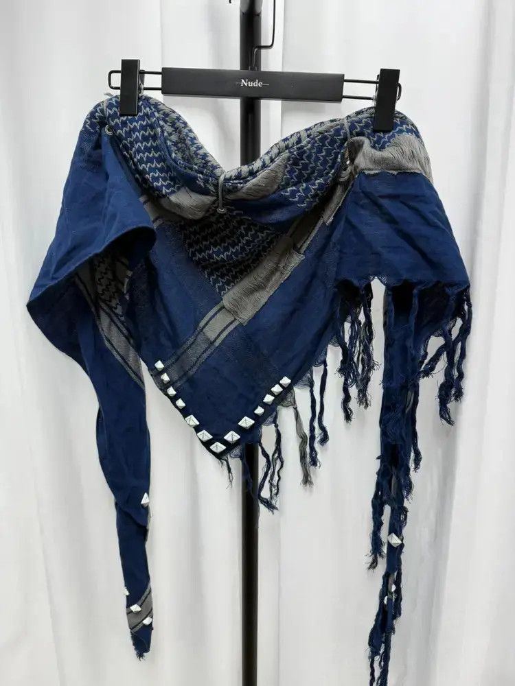 Undercover 06SS Distressed Rivet Scarf