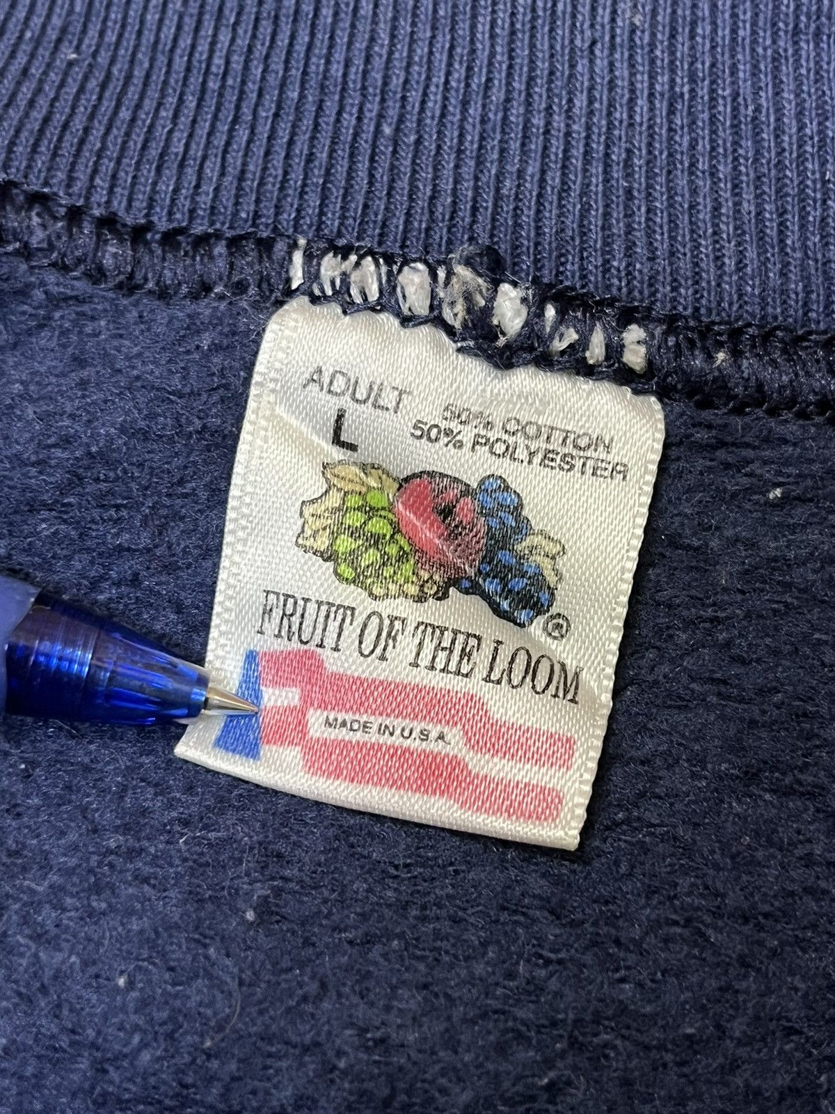 Vintage GRAIL🔥VINTAGE 90s US MARINE BIG LOGO PULLOVER SWEATSHIRT Size US L / EU 52-54 / 3 - 9 Thumbnail