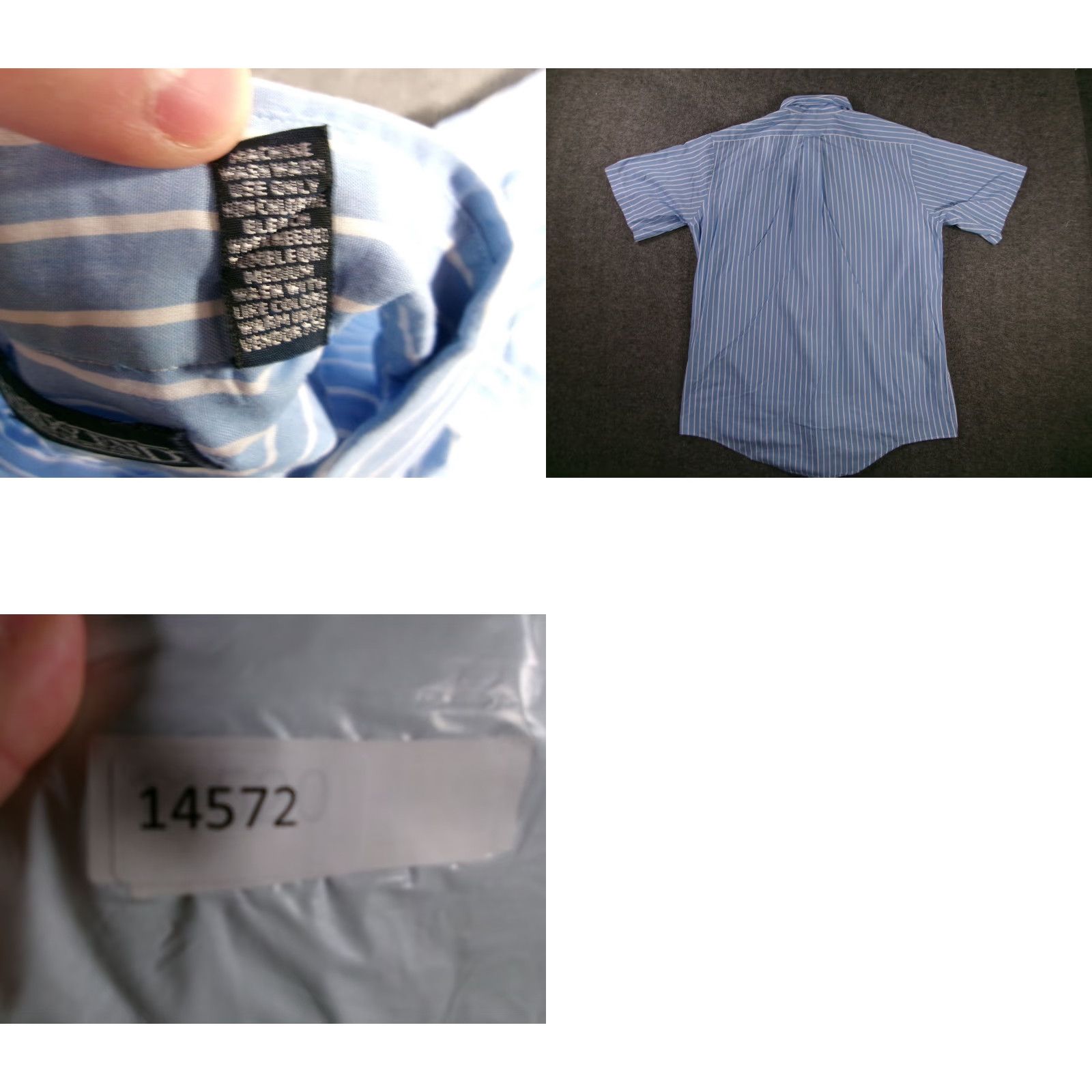 Lands' End Lands End Shirt Men 16.5 Blue Striped Retro Classic Casual Vintage USA Made Y2K Size US XL / EU 56 / 4 - 8 Thumbnail