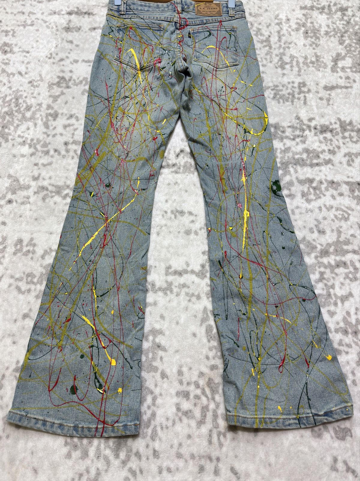 Hysteric Glamour Flare LA Jeans Paint Splash Junya Watanabe Style Bootcut Size US 26 / EU 42 - 12 Thumbnail