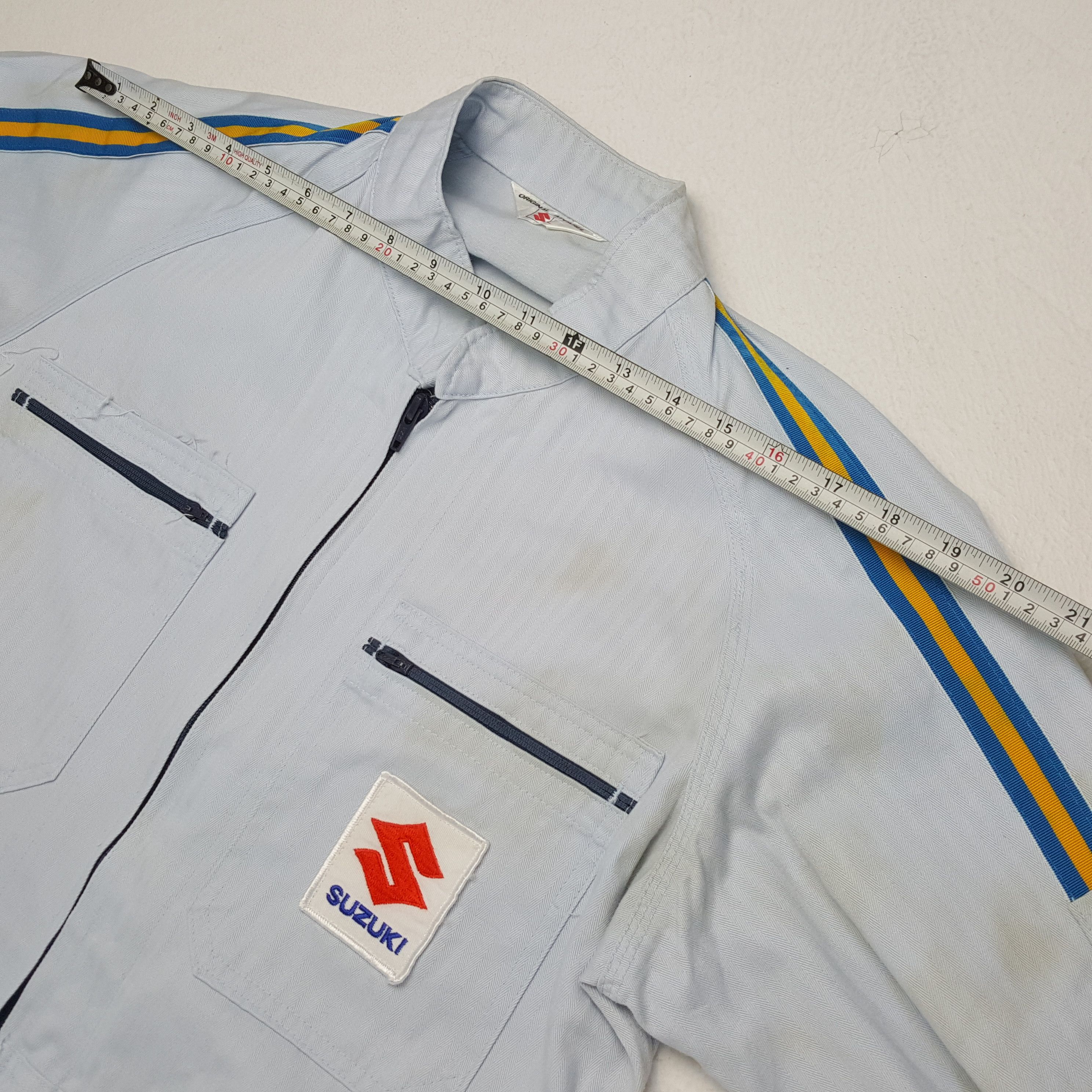 Japanese Brand × Vintage SUZUKI Workwear Racing Crew Style Coverall Jacket Size US M / EU 48-50 / 2 - 9 Thumbnail