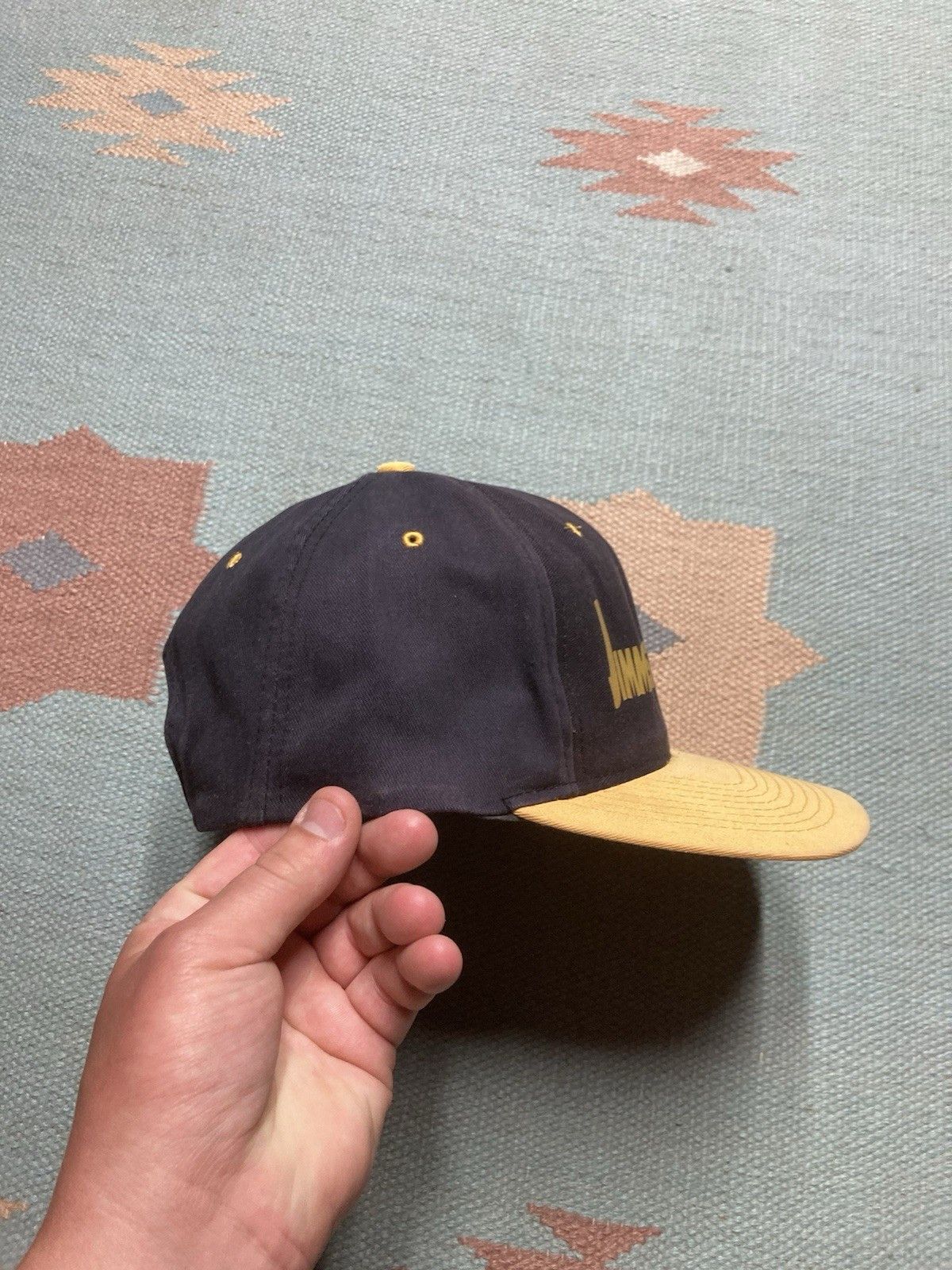 Vintage Vtg SnapBack hat Jimmy’s grill restaurant promo adjustable Size ONE SIZE - 8 Thumbnail