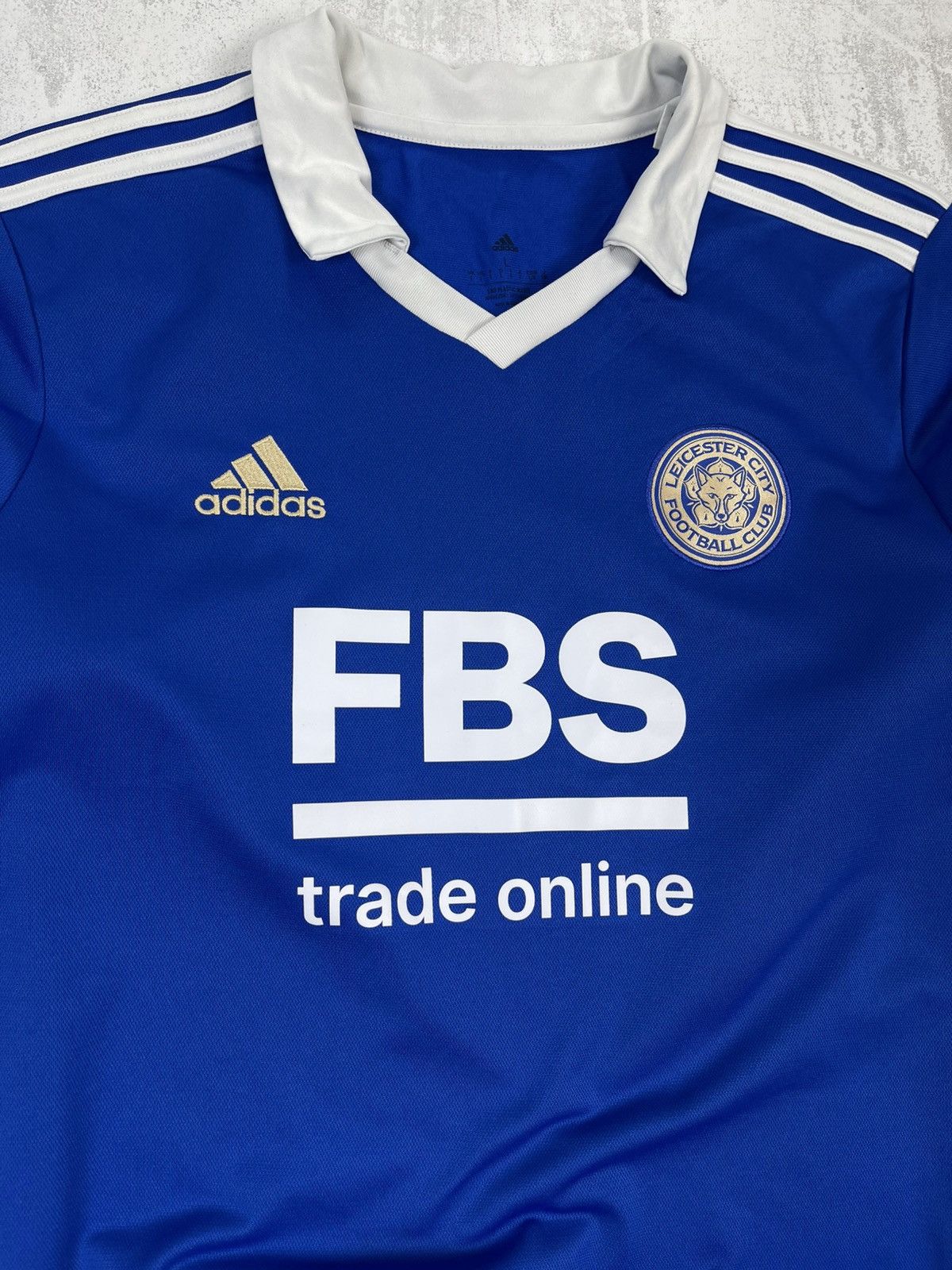 Adidas 22/23 Leicester City Home Jersey | Aeroready Tech Size US L / EU 52-54 / 3 - 3 Thumbnail