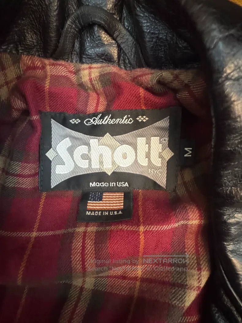 Schott Schott Motorcycle leather coat Size US M / EU 48-50 / 2 - 4 Thumbnail