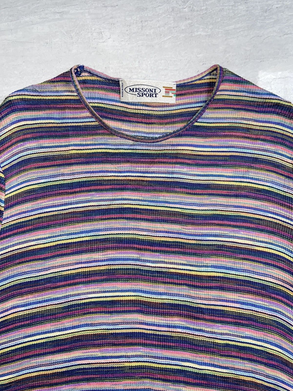 Missoni MISSONI SPORT Striped T-shirt Size US XXS / EU 40 - 11 Thumbnail
