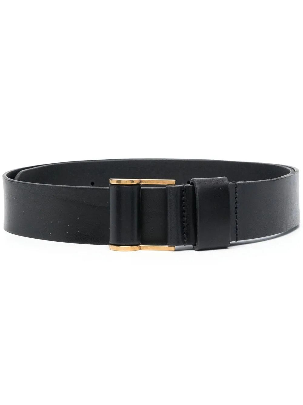 Saint Laurent Paris $1K VALUE Corset Belt with covered buckle in vegetable-tanned leather Size ONE SIZE - 1 Preview