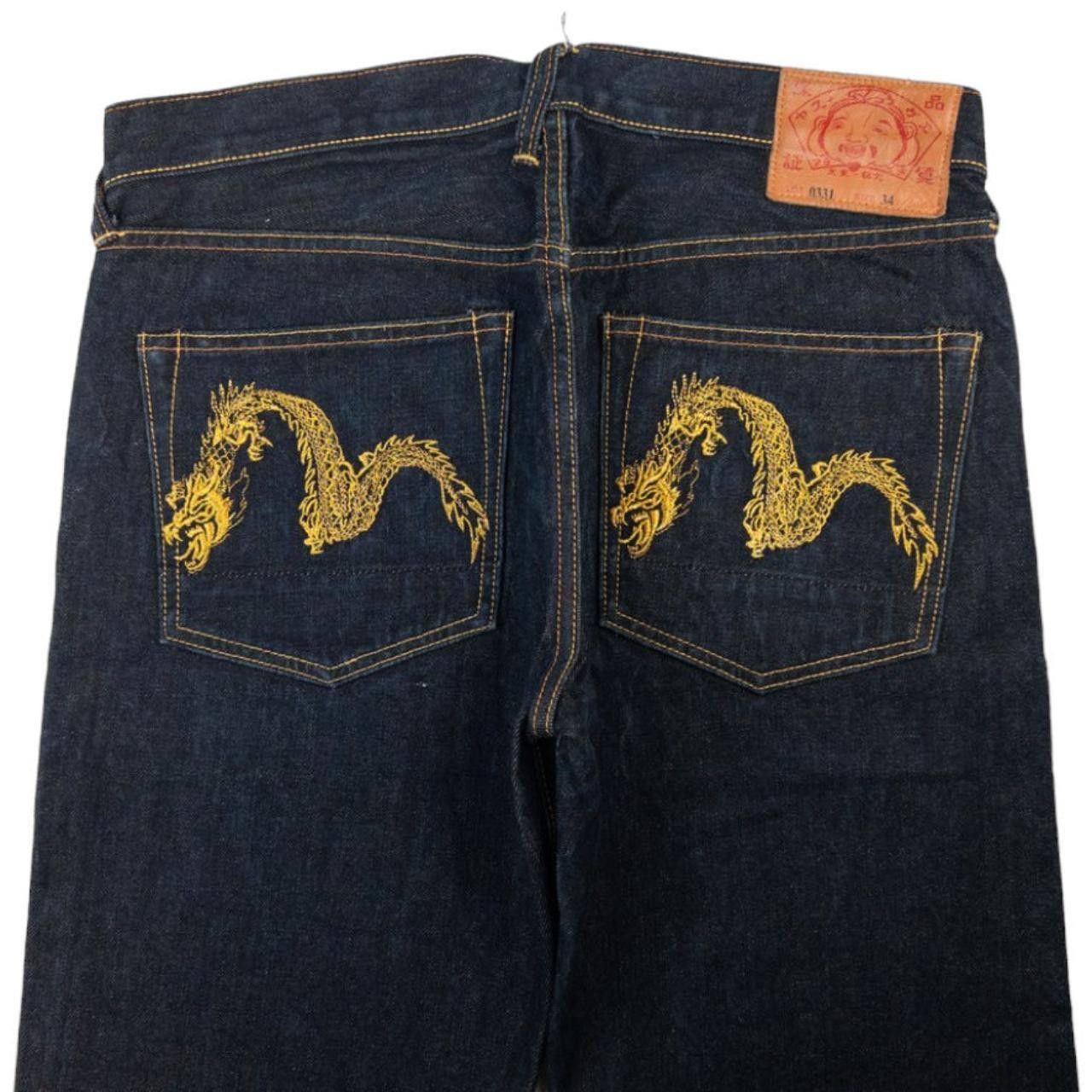 Evisu Vintage Evisu Double Dragon Japanese Denim Jeans Size W33 Size US 33 - 1 Thumbnail