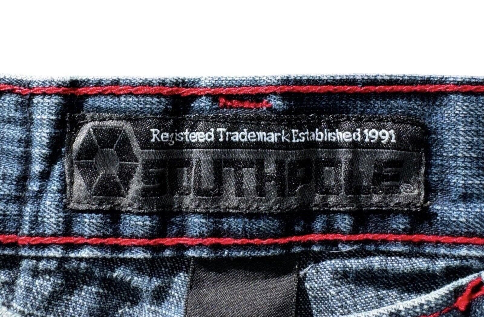 Southpole SouthPole Red Stitching Skater Y2K Baggy Grunge Jeans 32x32 Size US 32 / EU 48 - 9 Thumbnail