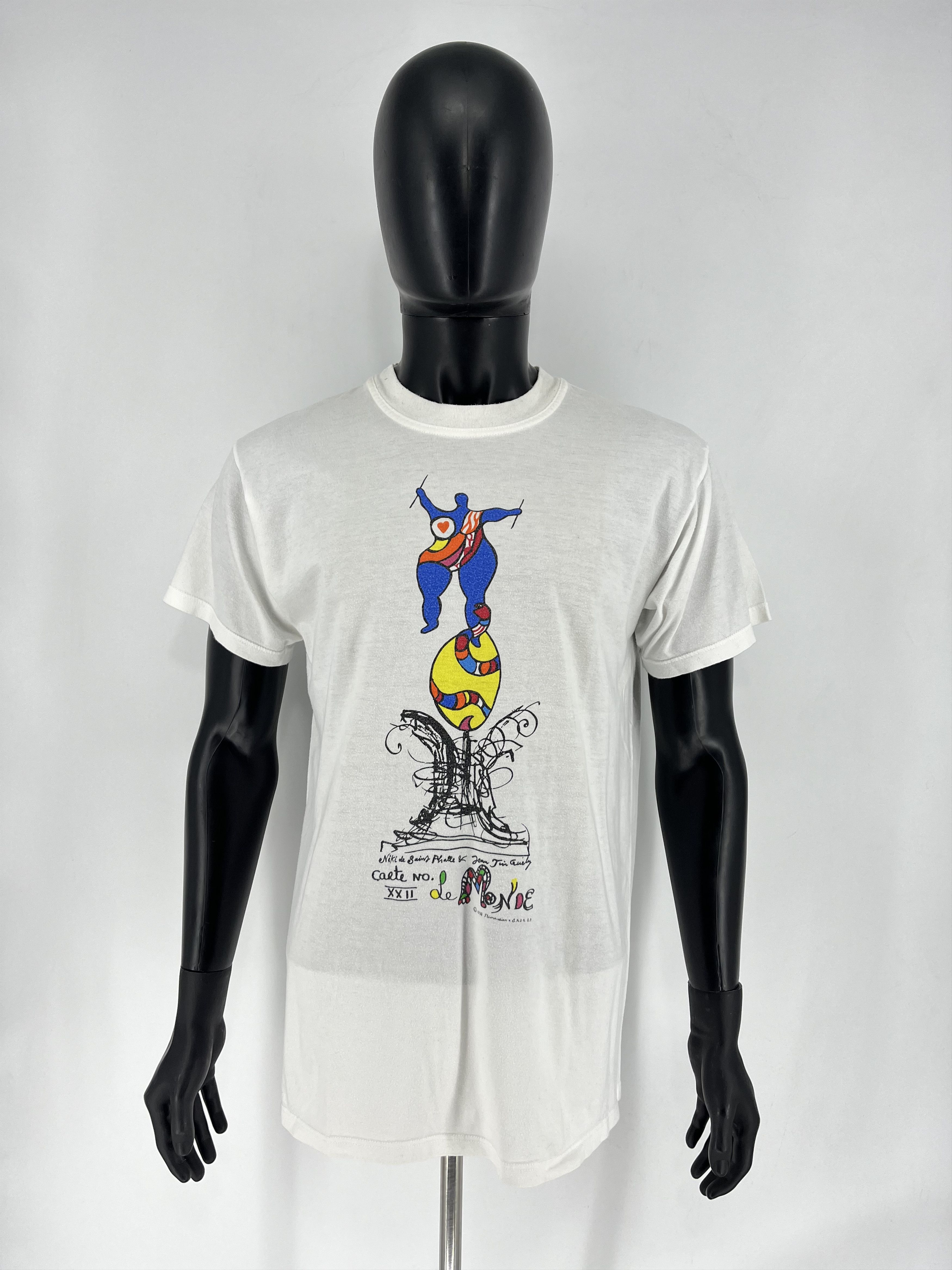 Vintage Vintage 1998 Niki De Saint Phalle Et Flammarion Art T shirt Size US L / EU 52-54 / 3 - 2 Thumbnail