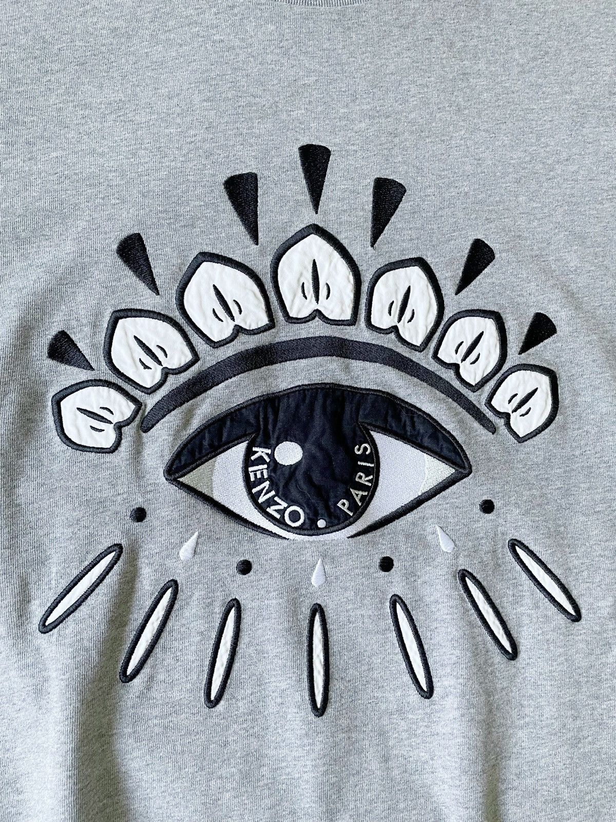 Designer × Kenzo Kenzo Paris Men 3 Eye T-Shirt Big Logo Size XL Gray Color Size US XL / EU 56 / 4 - 6 Thumbnail